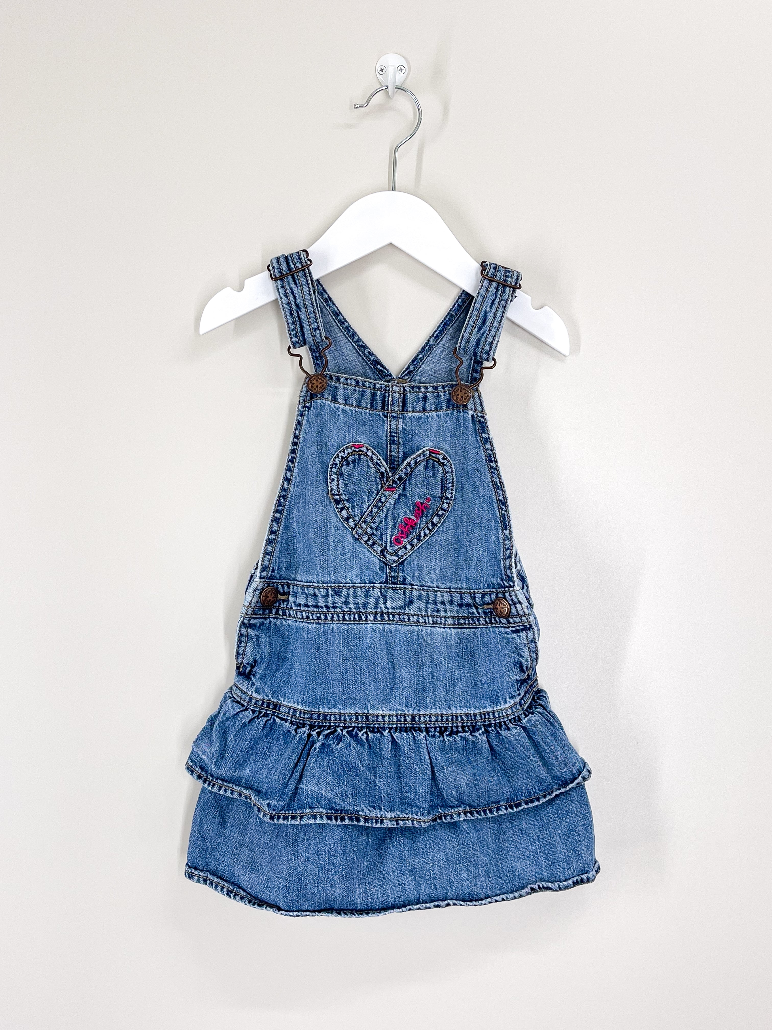 OshKosh denim tiered dress (4y)