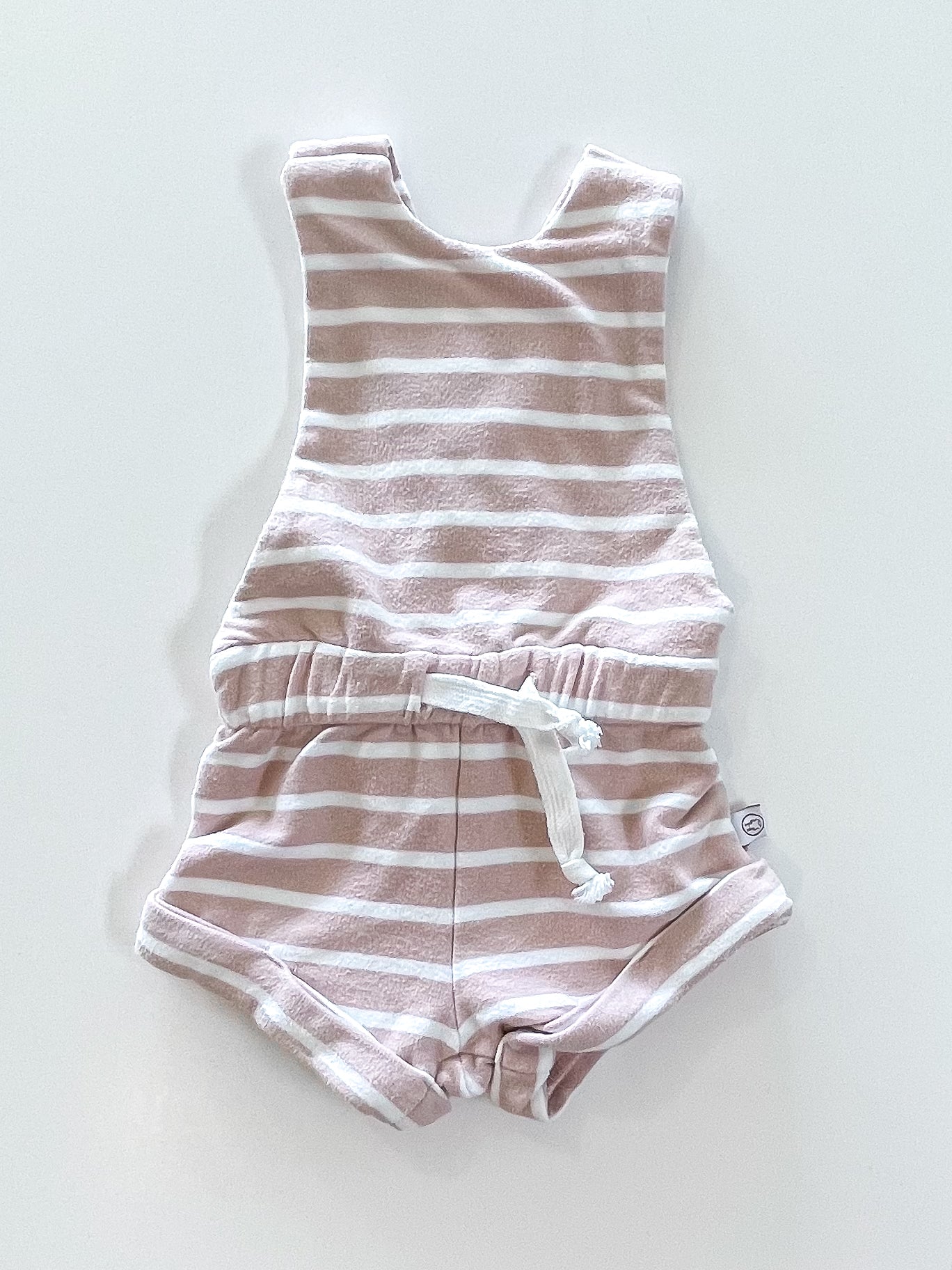 Halo & Horns striped playsuit (3-6m)