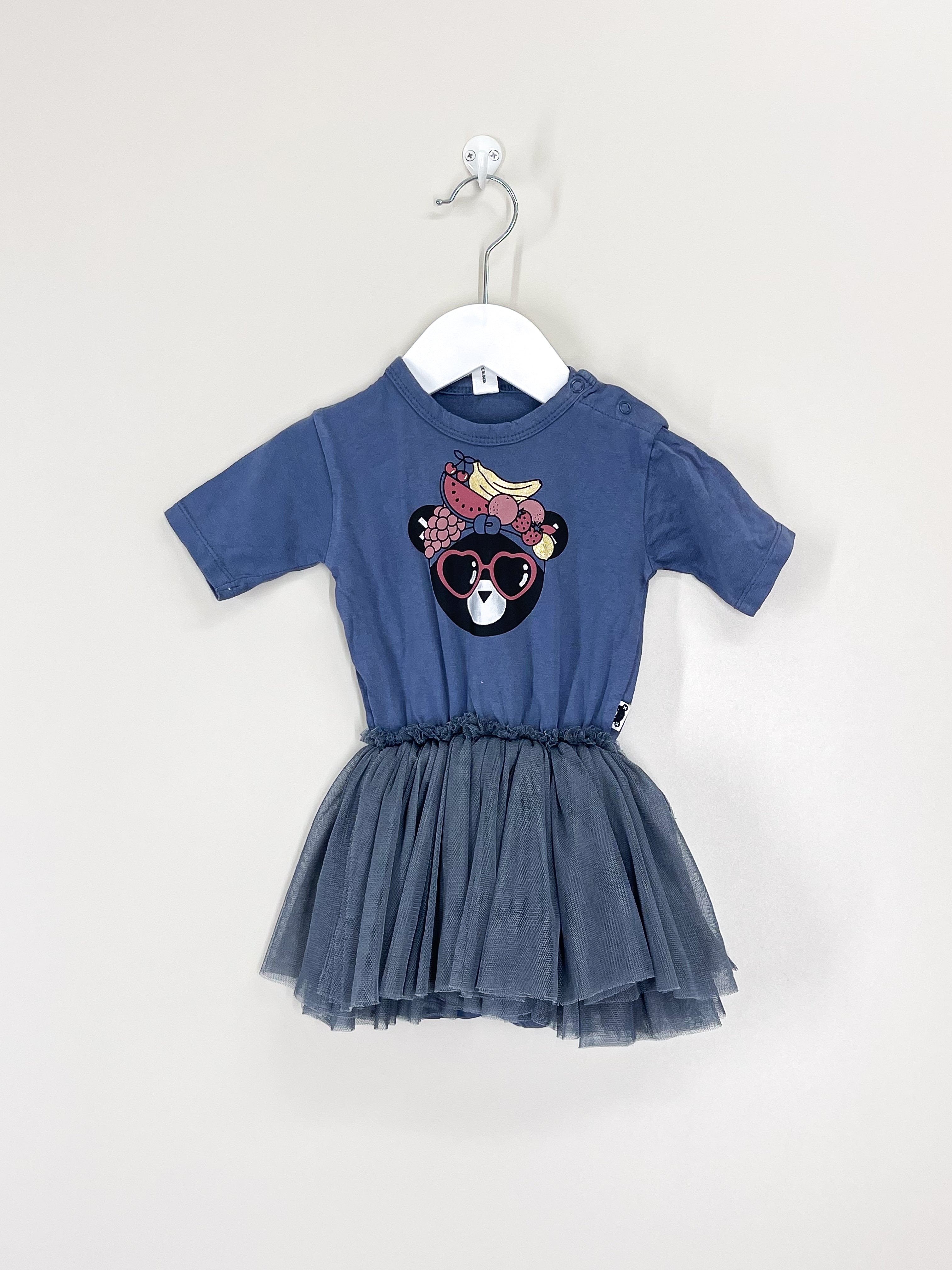 Hux organic fruit bear ballet dress (6-12m)
