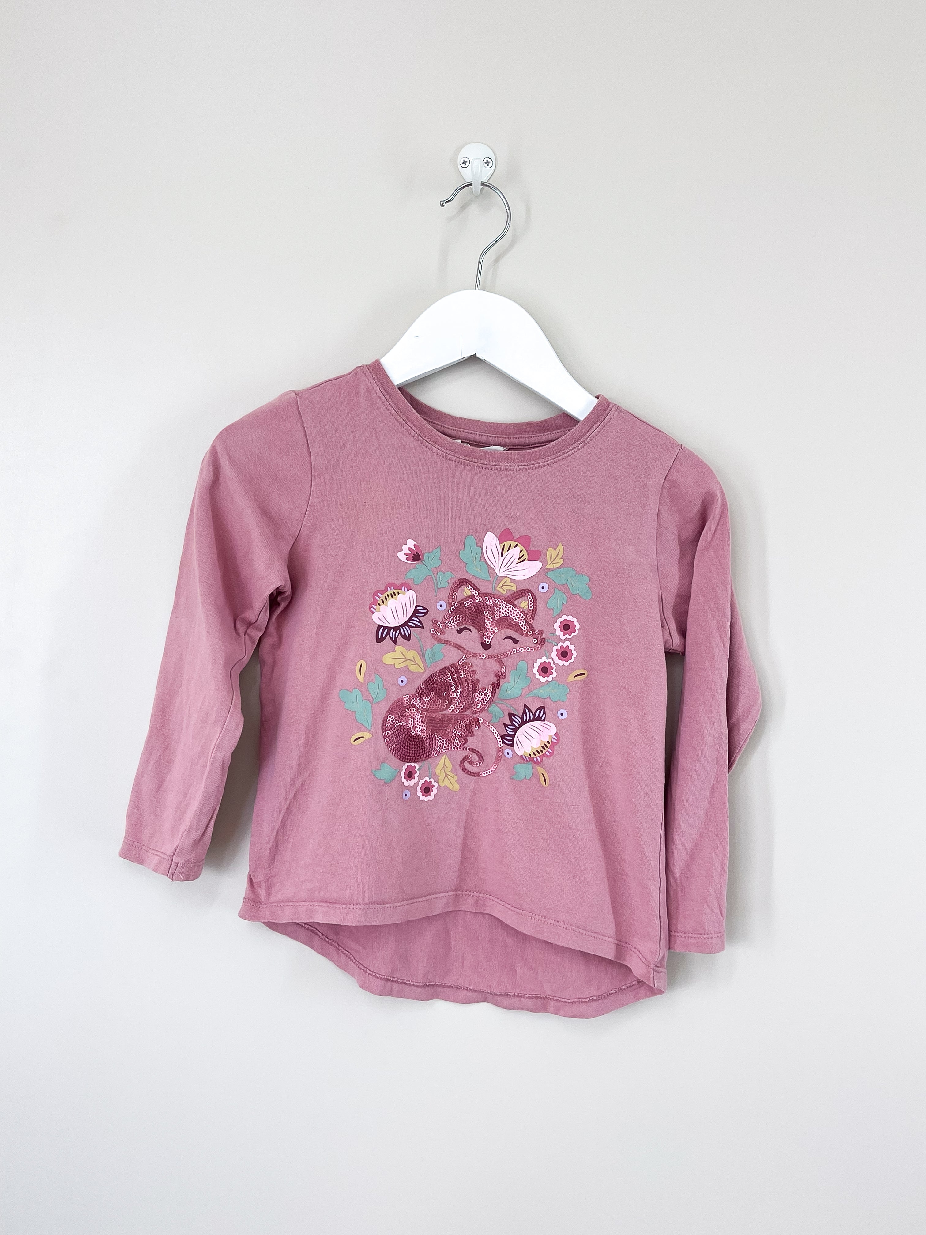 Mac & Ellie fox long sleeve tee (4y)