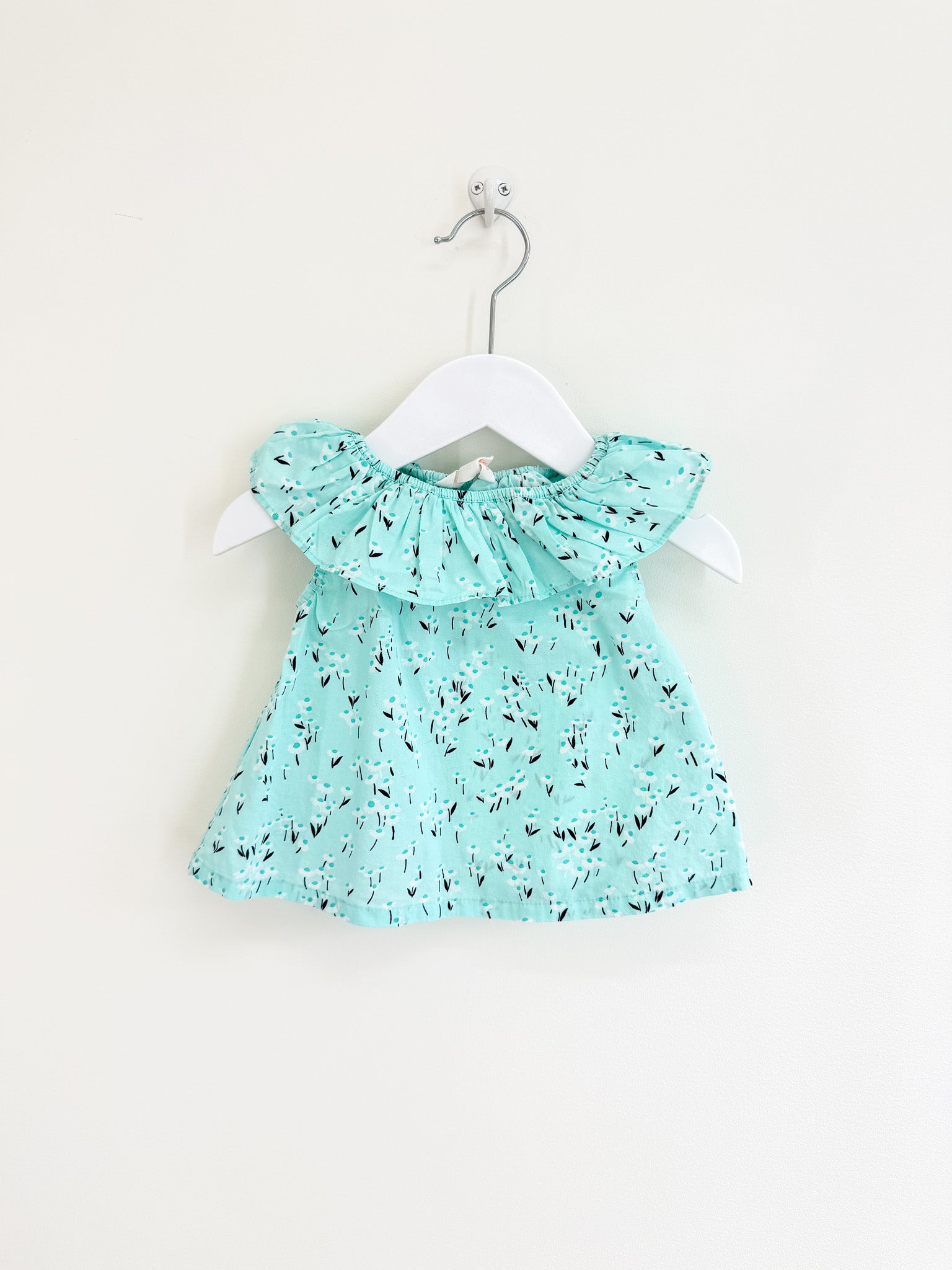 Country Road mint smock top (0-3m)