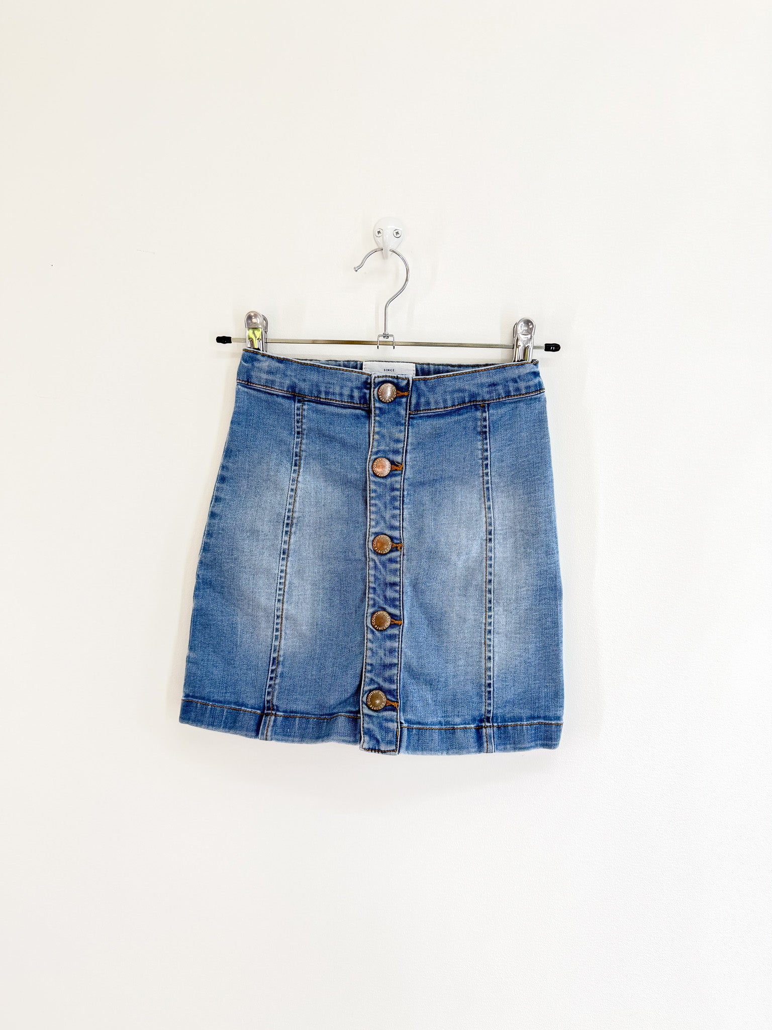 Country Road denim button skirt (4y)