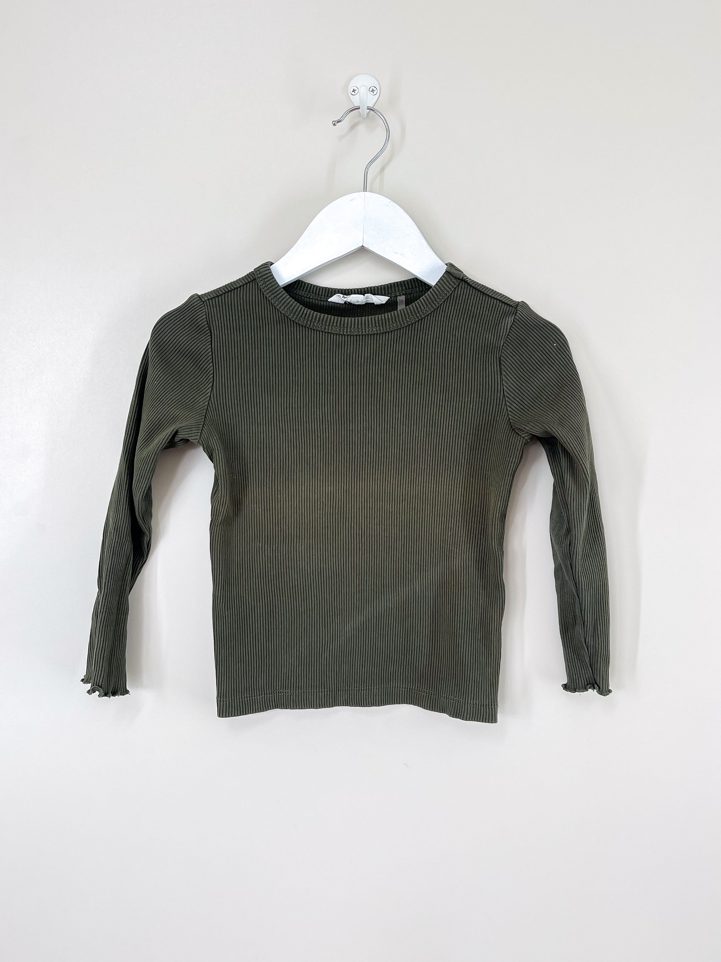 Mac & Ellie long sleeve rib tee (5y)