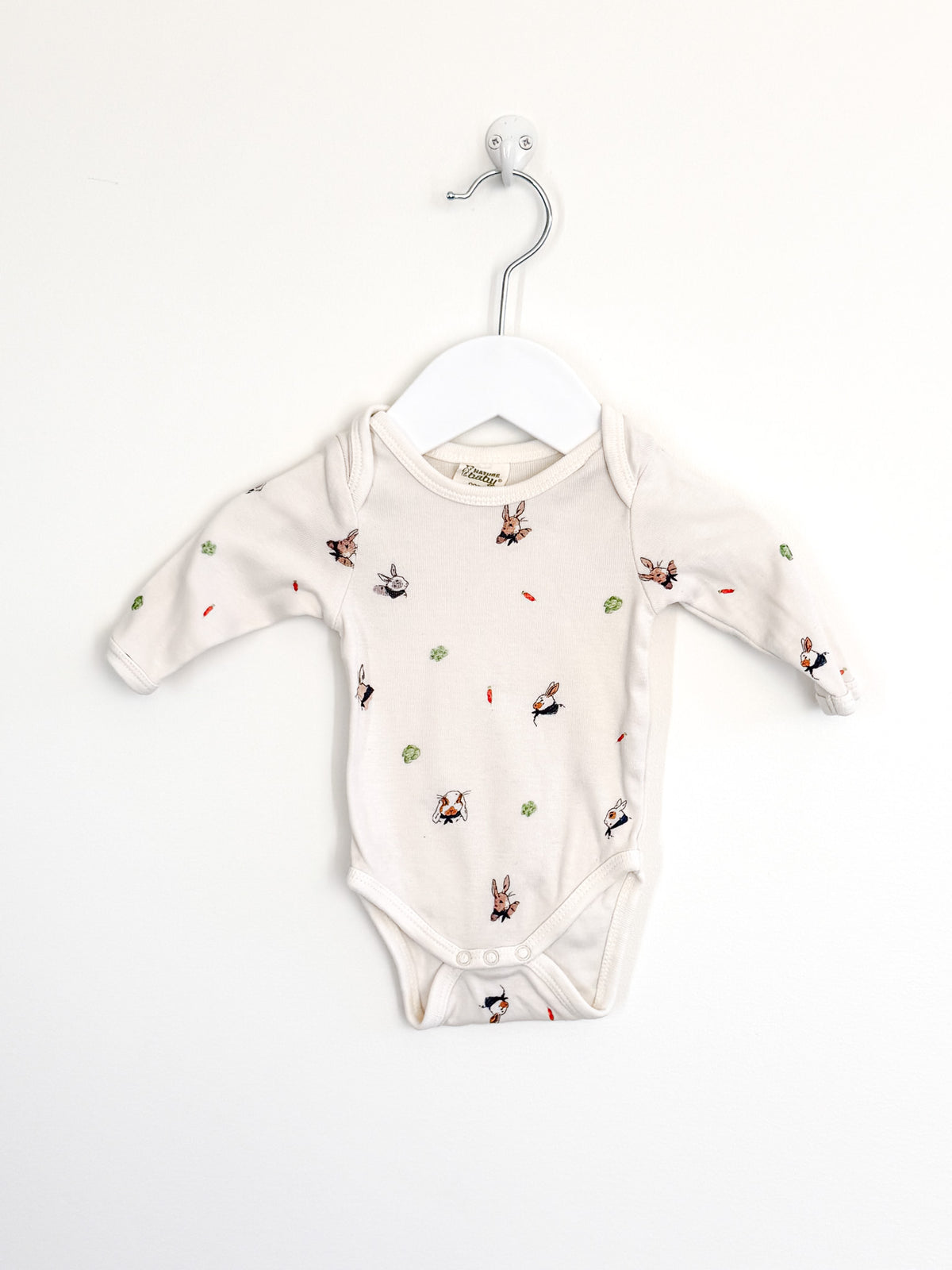 Nature Baby organic bodysuit - bunny garden (newborn)