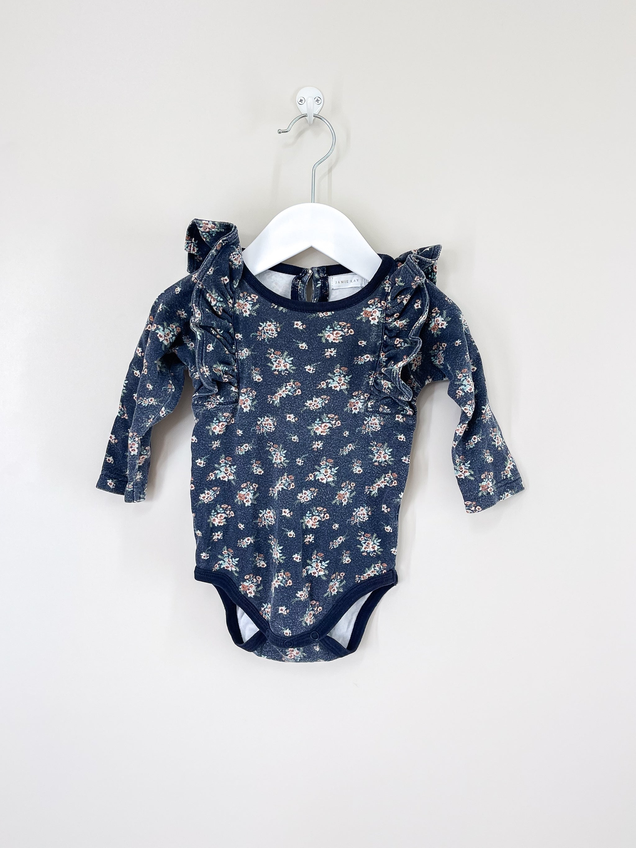 Jamie Kay organic frill bodysuit (1y)