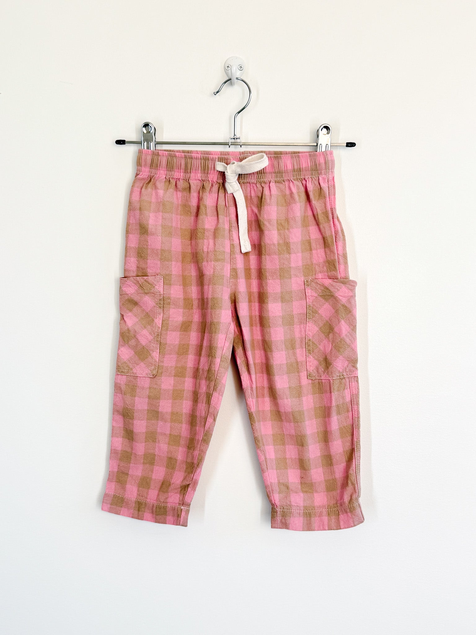 The Grow Club picnic pants - bubblegum biscuit (2-3y)