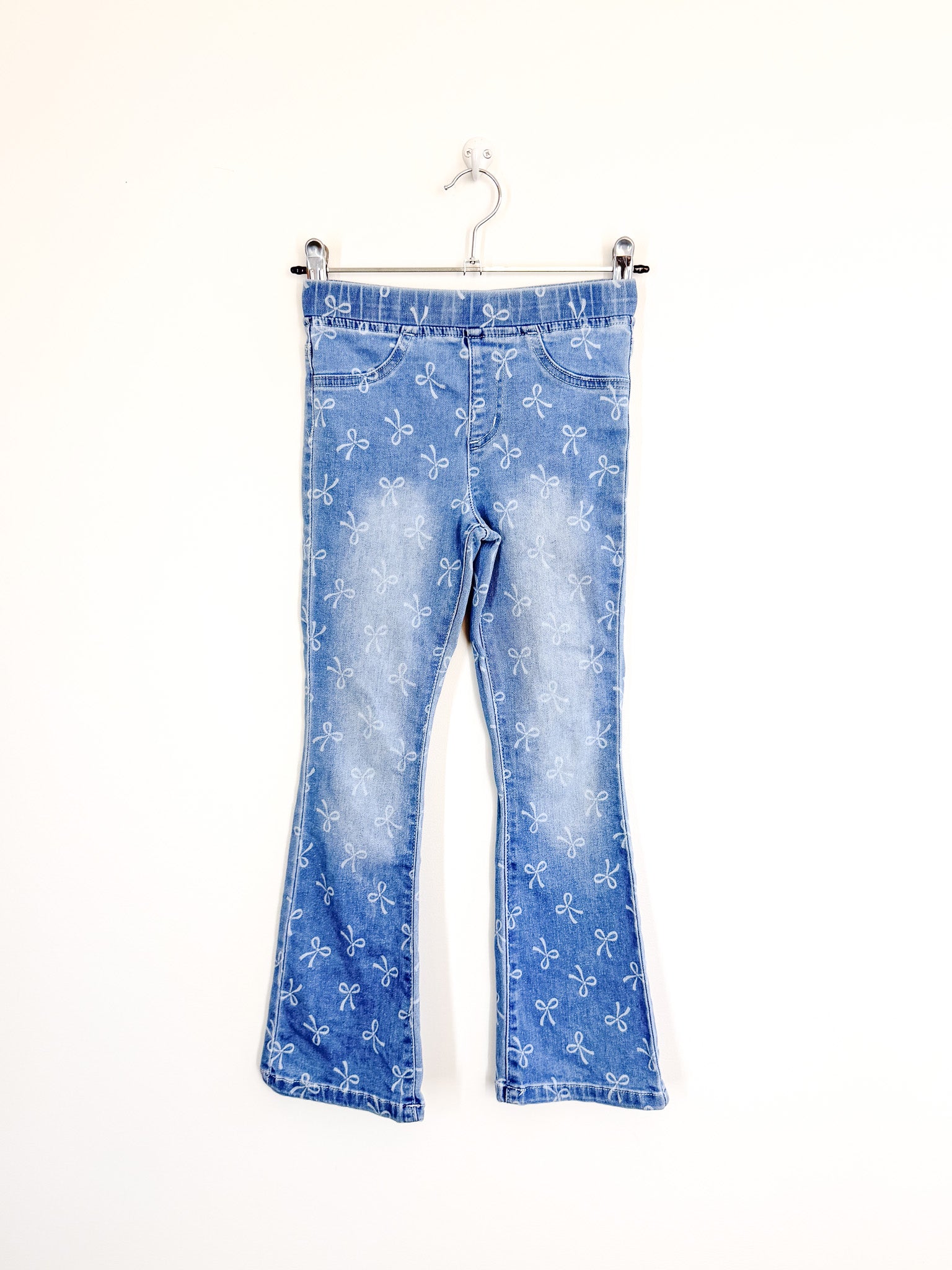 Mac & Ellie denim bow jeggings (6y)
