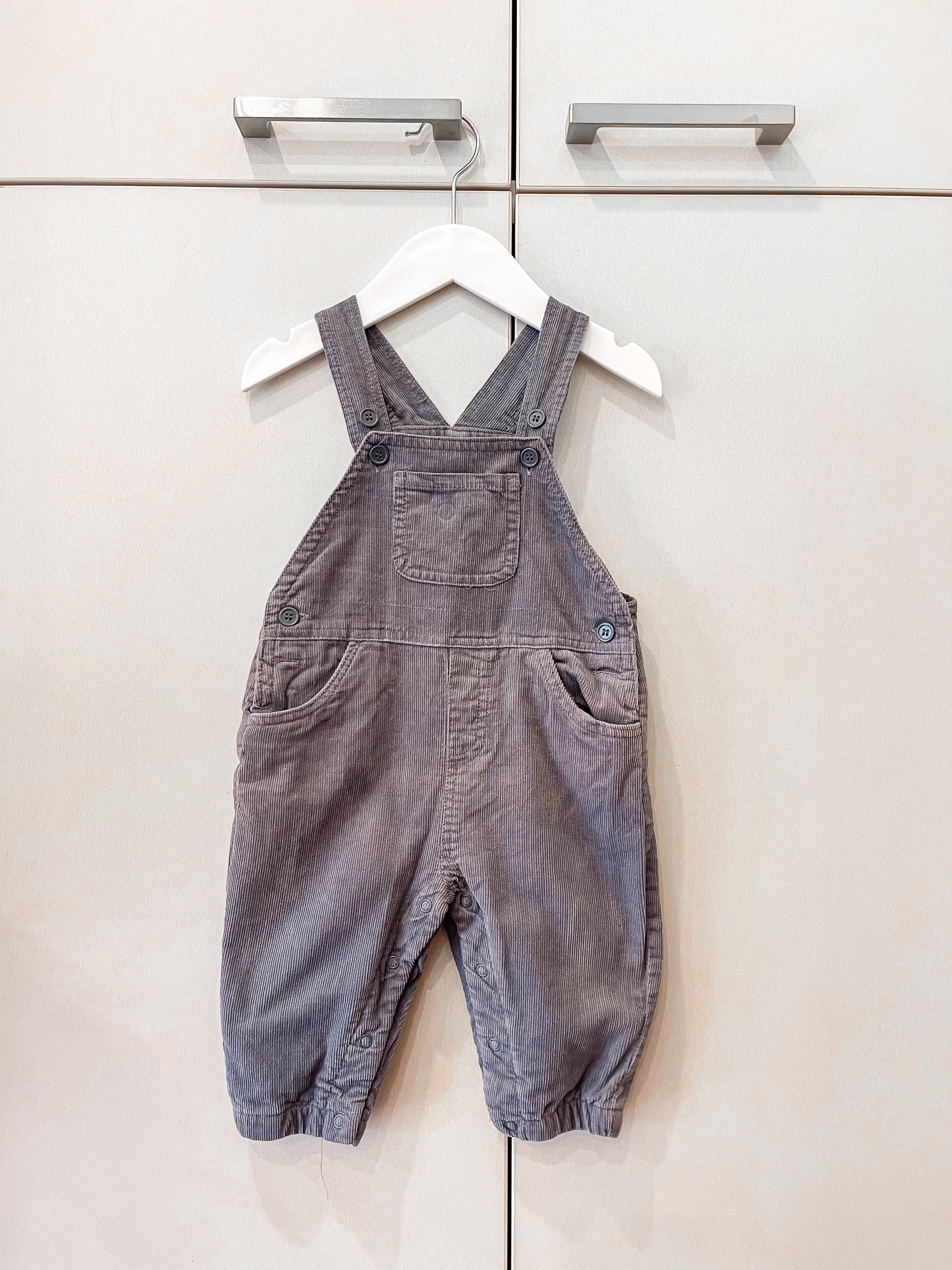 Teeny Weeny cord overalls (6-12m)