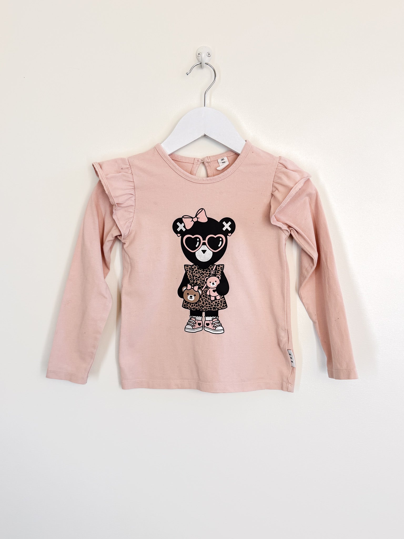 Hux organic hux girl long sleeve tee (4y)
