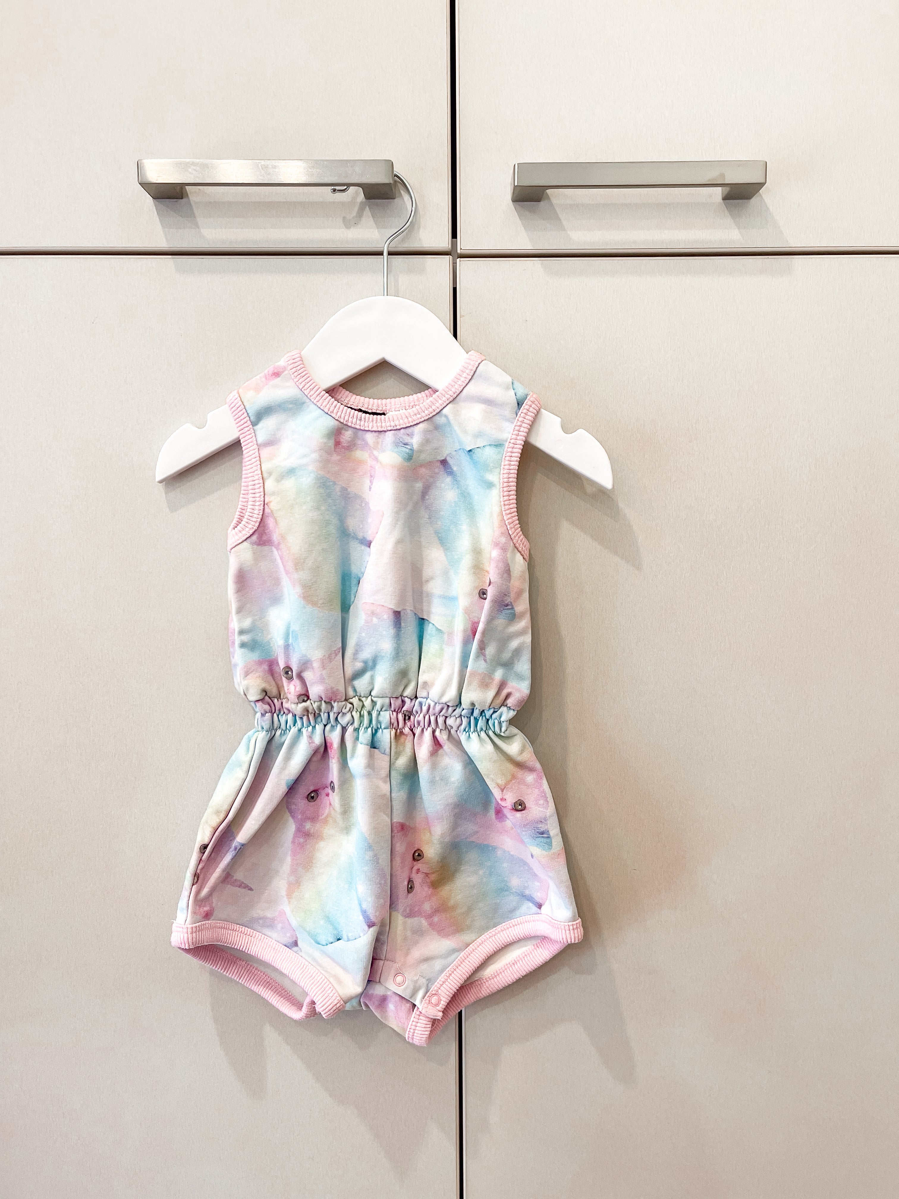 Rock Your Baby cosmic kitten romper (18-24m)