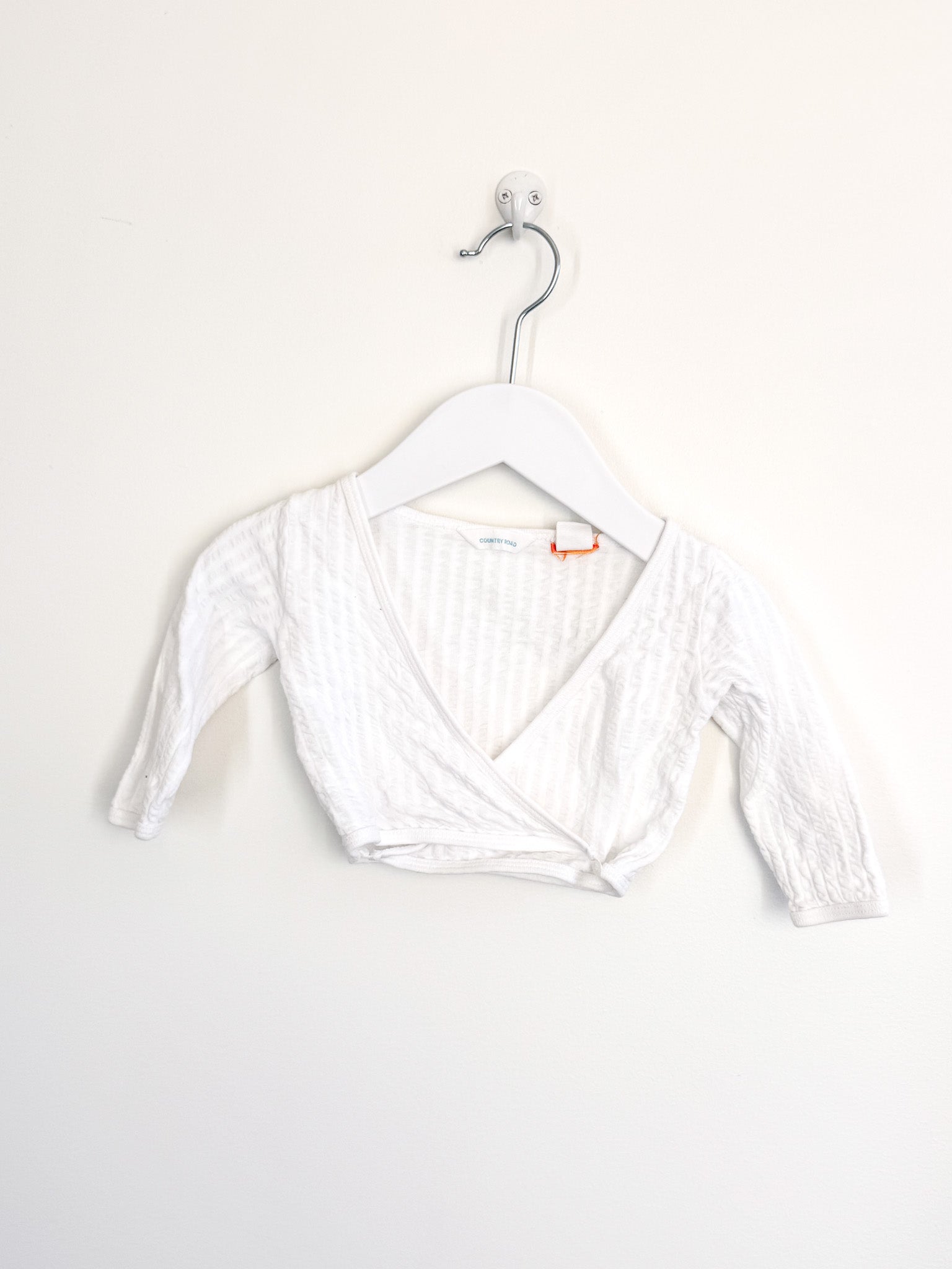 Country Road wrap bolero top (0-3m)