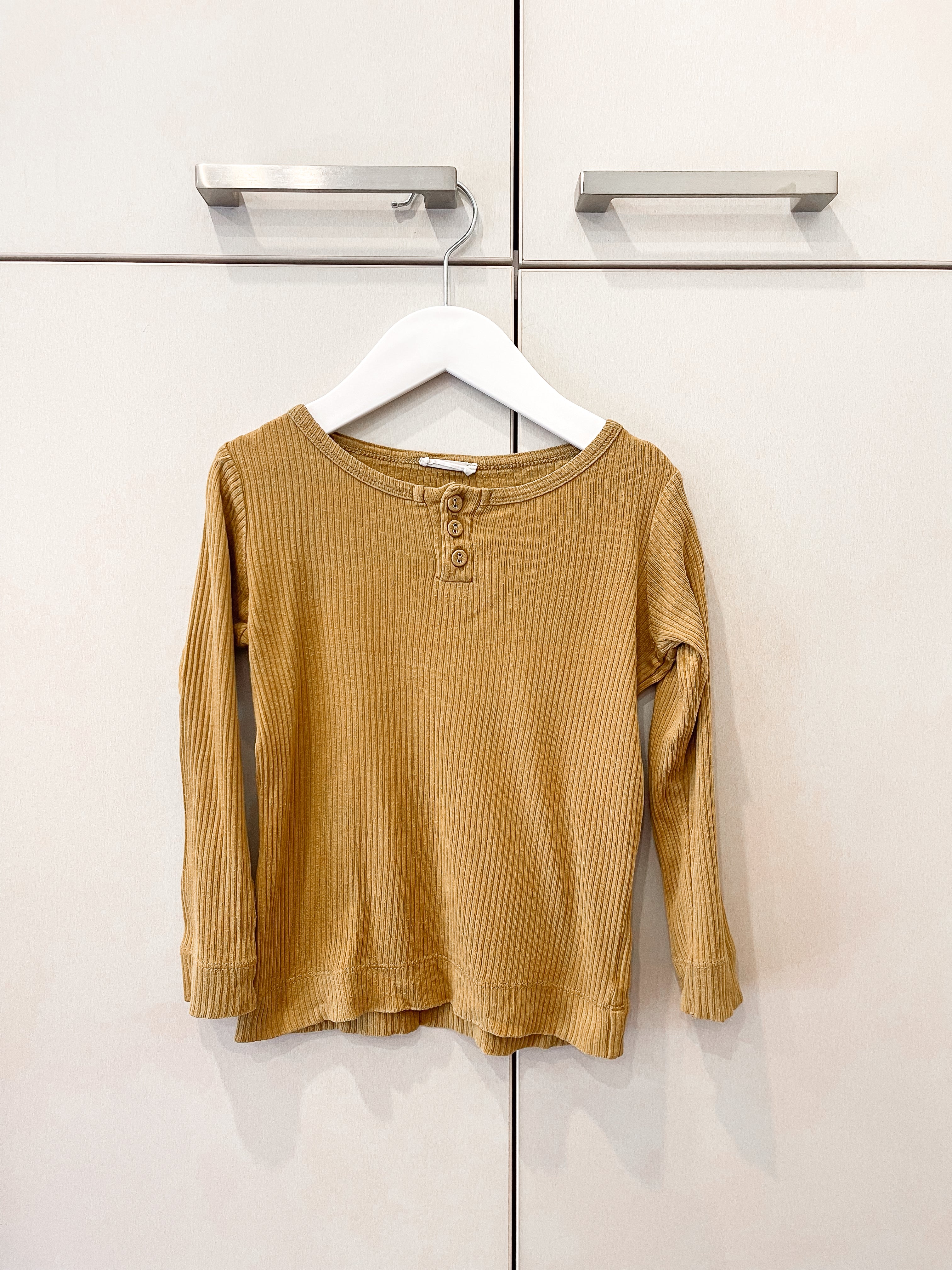 Jamie Kay ribbed henley (4y)