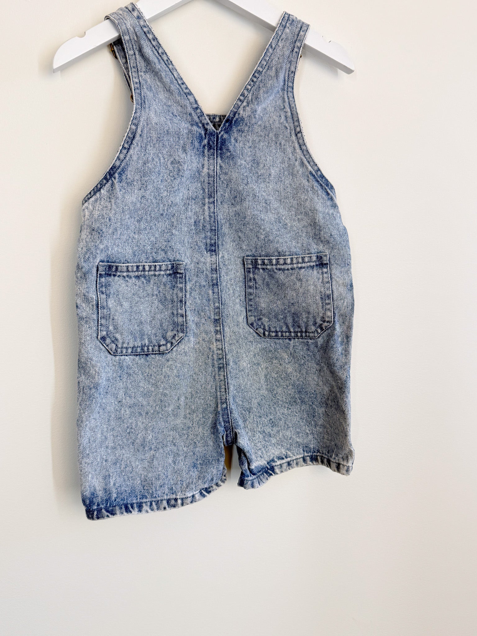 Goldie + Ace washed denim shortalls (12-18m)