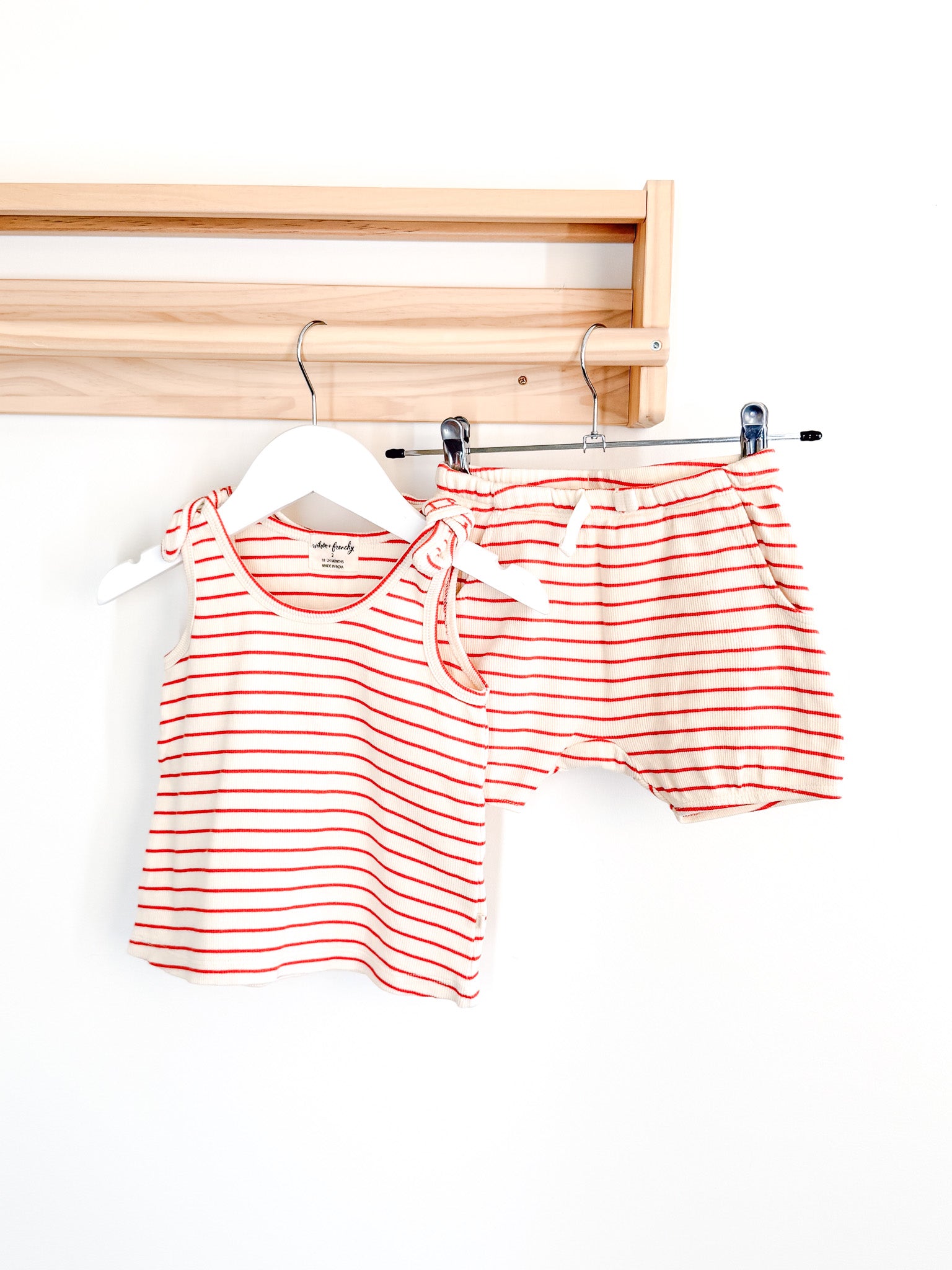Wilson & Frenchy organic ribbed tie set (2y)