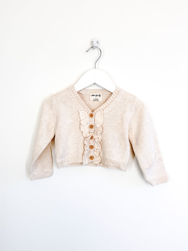 Wilson & Frenchy ruffle knit cardigan (12-18m)