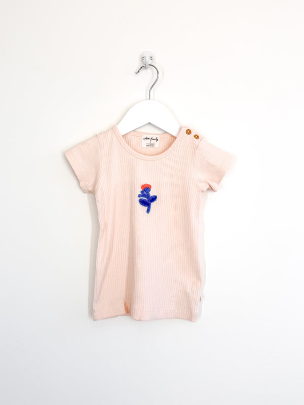 Wilson & Frenchy organic little flower rib tee (18-24m)