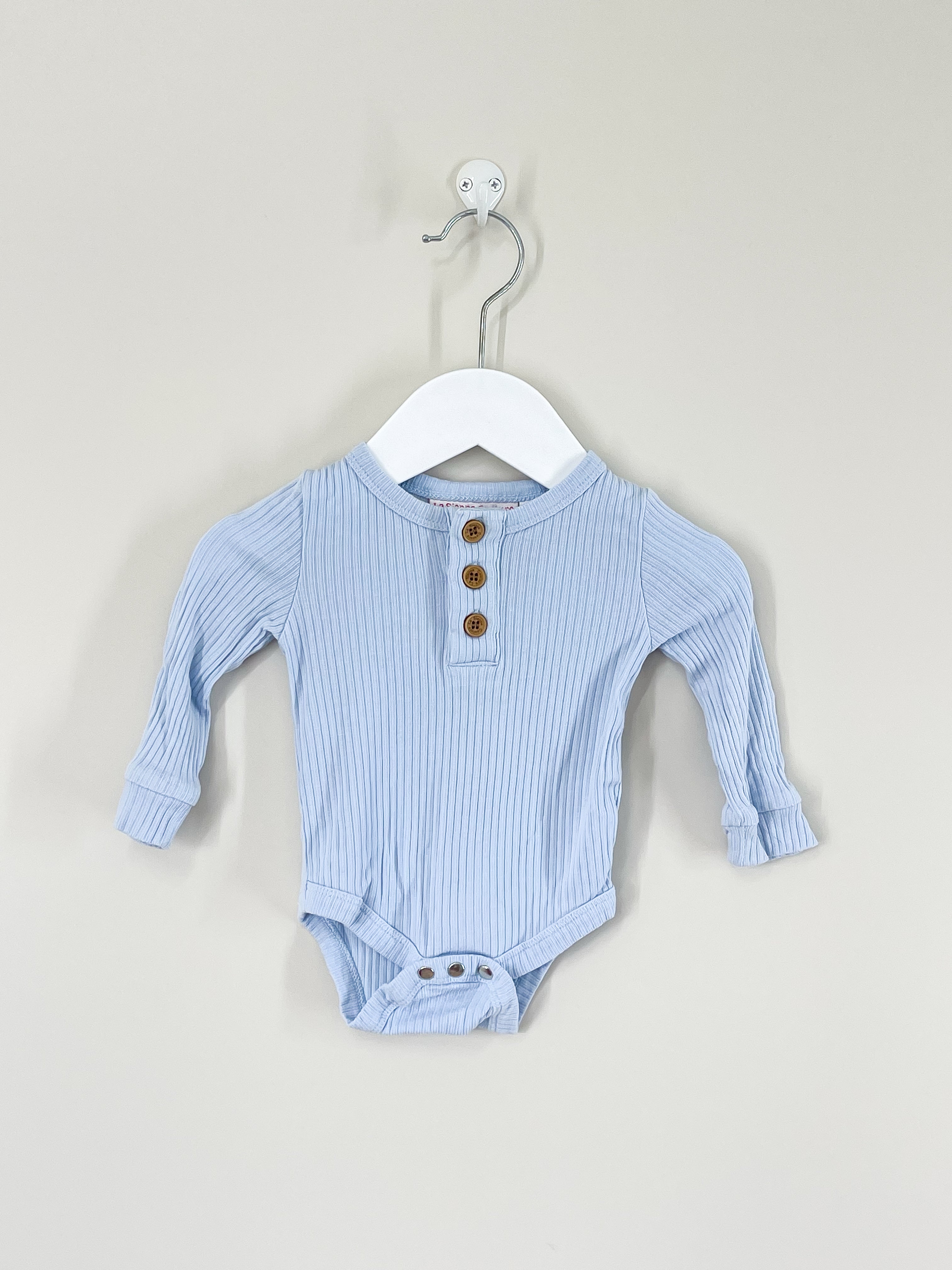 La Sienna rib cozy bodysuit (3-6m)
