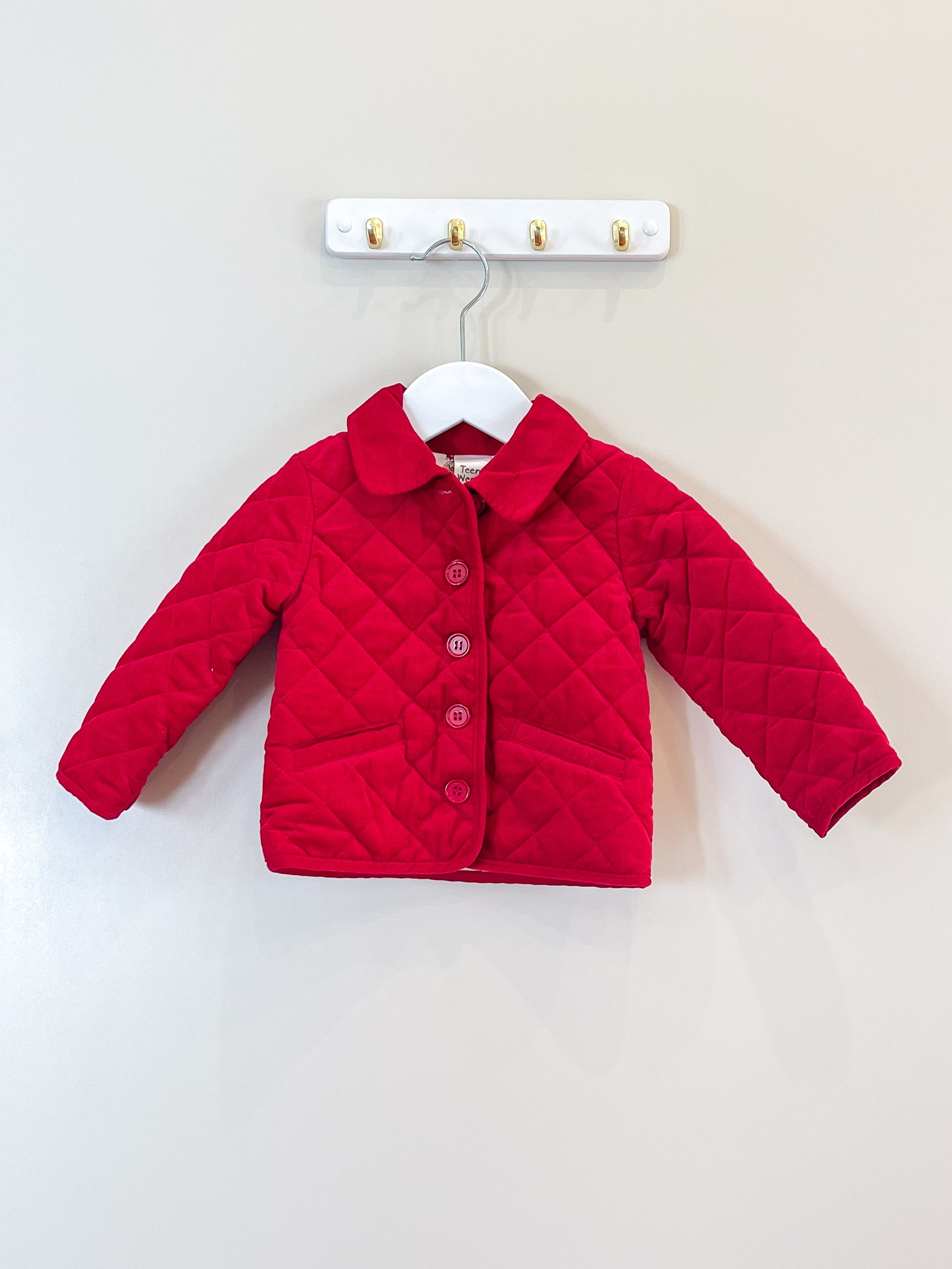 Teeny Weeny quilted pincord jacket (6-12m)