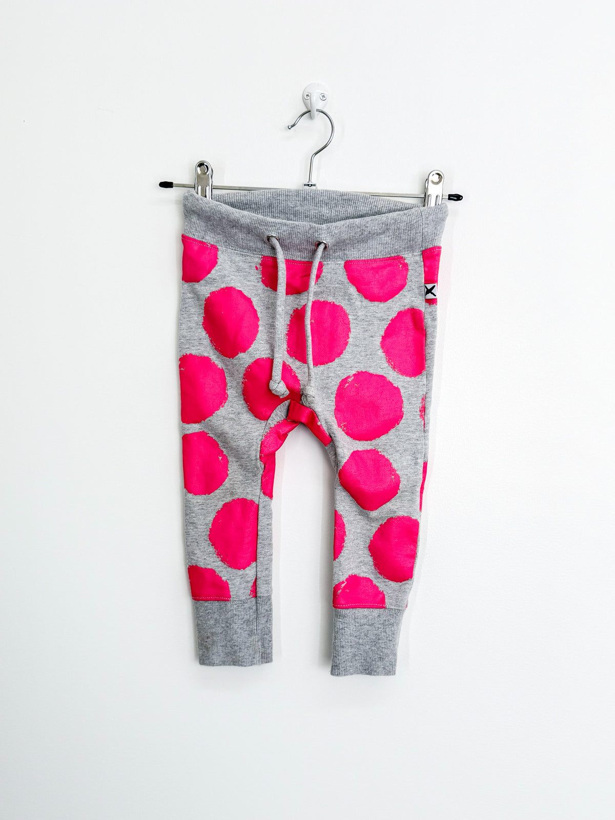 Minti drawstring spot track pants (18-24m)
