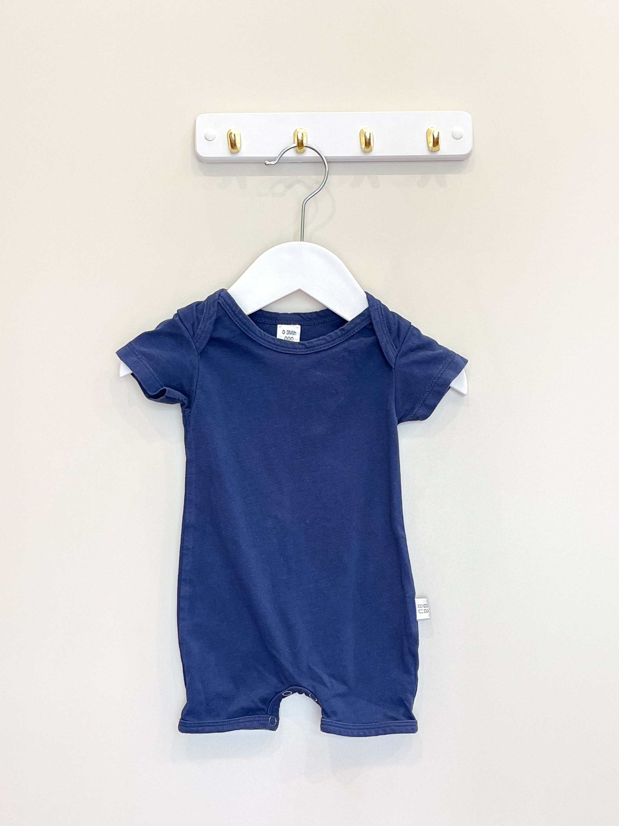 Babu shortie romper (0-3m)