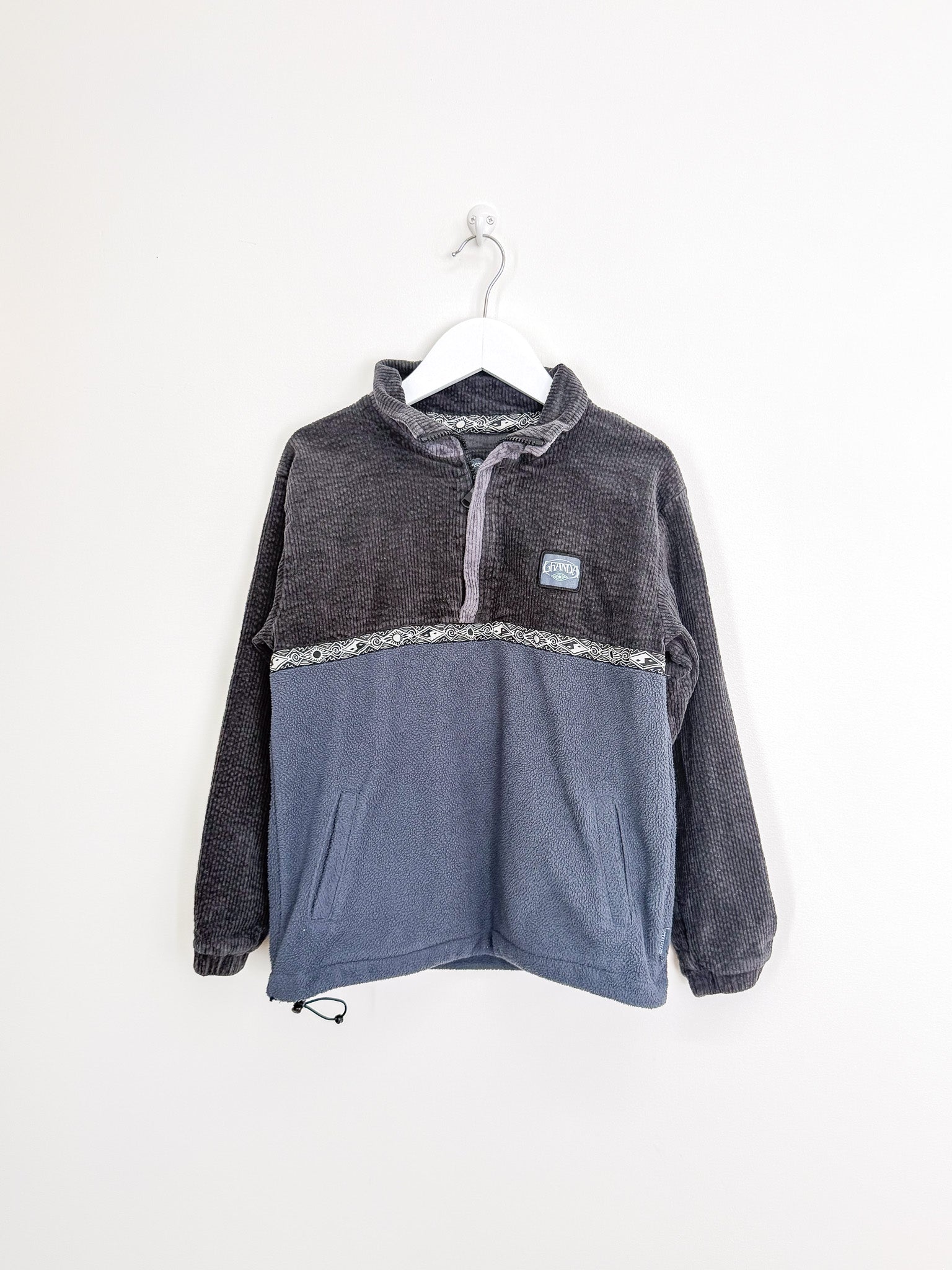 Ghanda retro 1/4 zip pullover (9-10y)