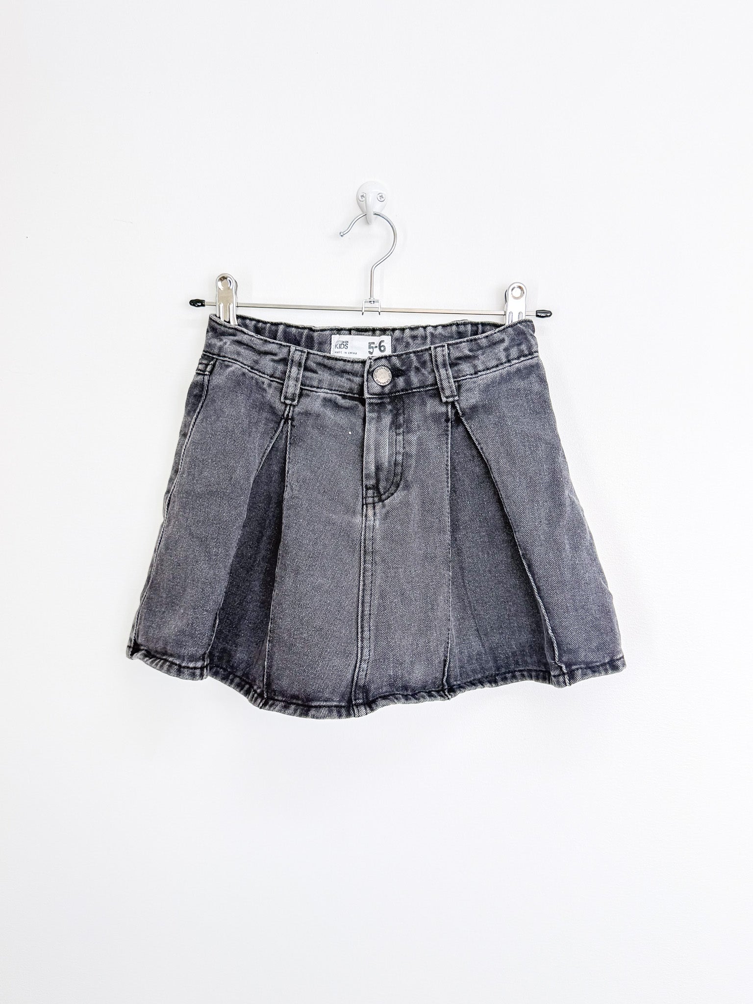 Cotton On Kids denim skirt - black wash (5-6y)