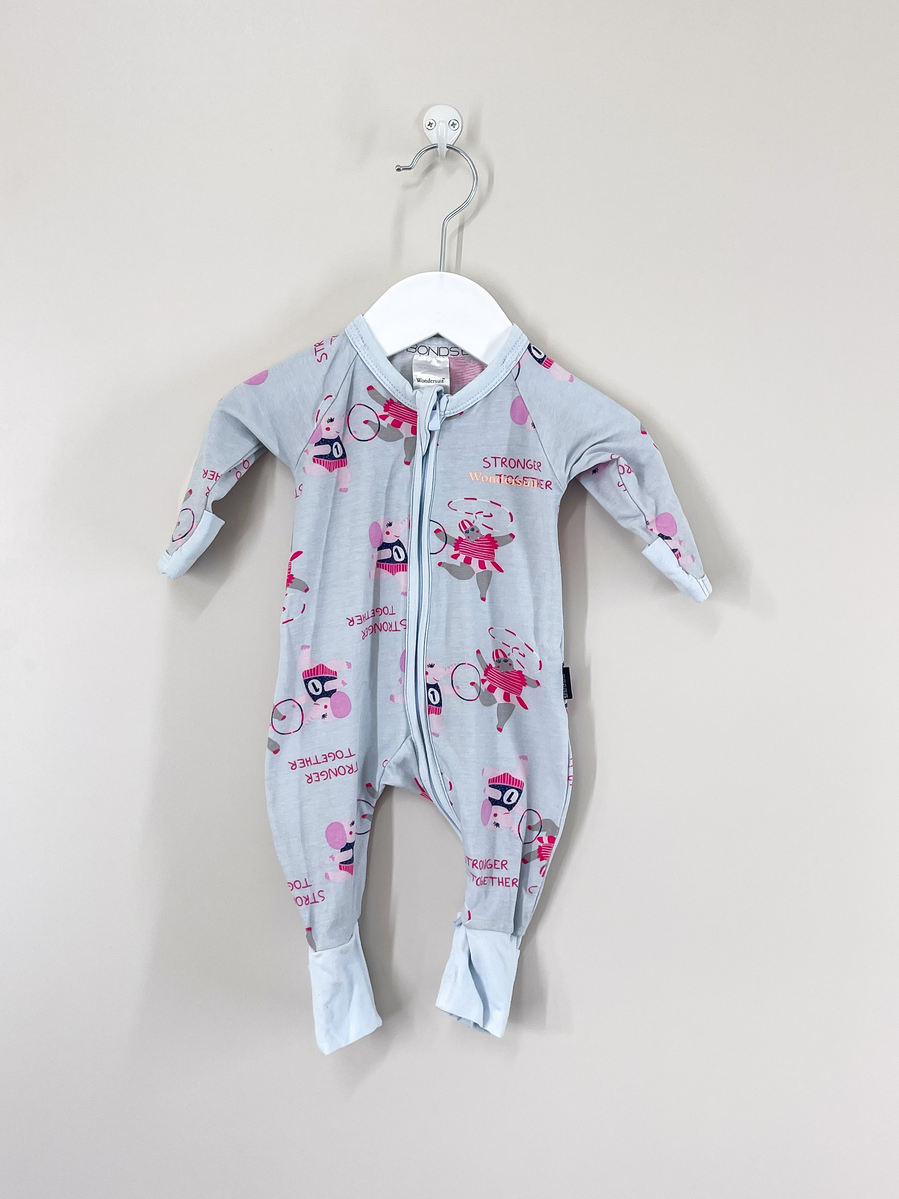 Bonds wondersuit - circus (newborn)