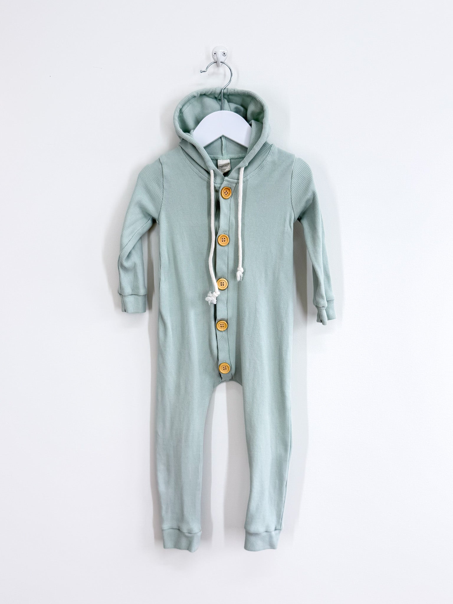 With Love For Kids hooded rib romper (1y)