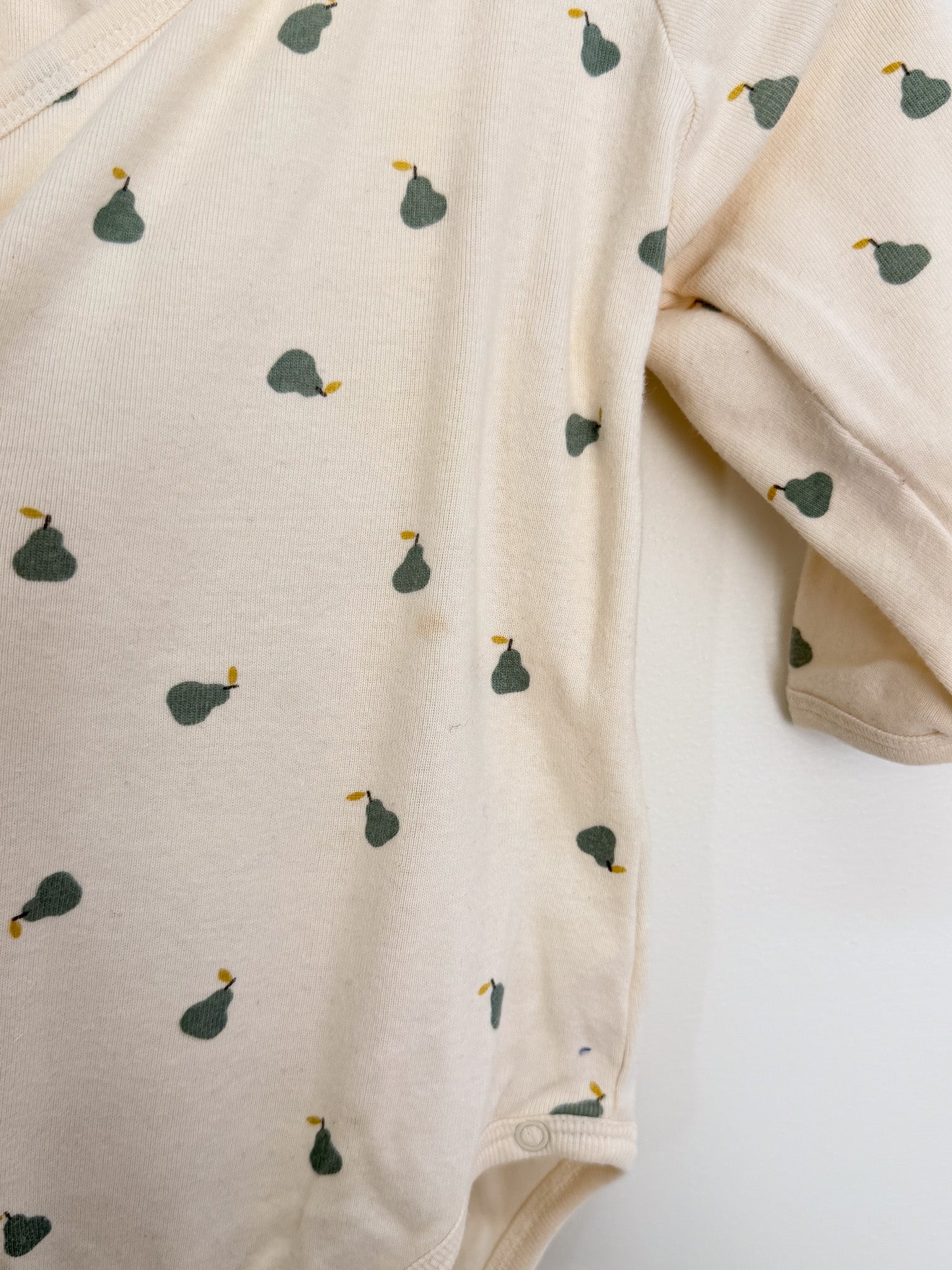 Nature Baby organic kimono bodysuit - petite pear (6-12m)