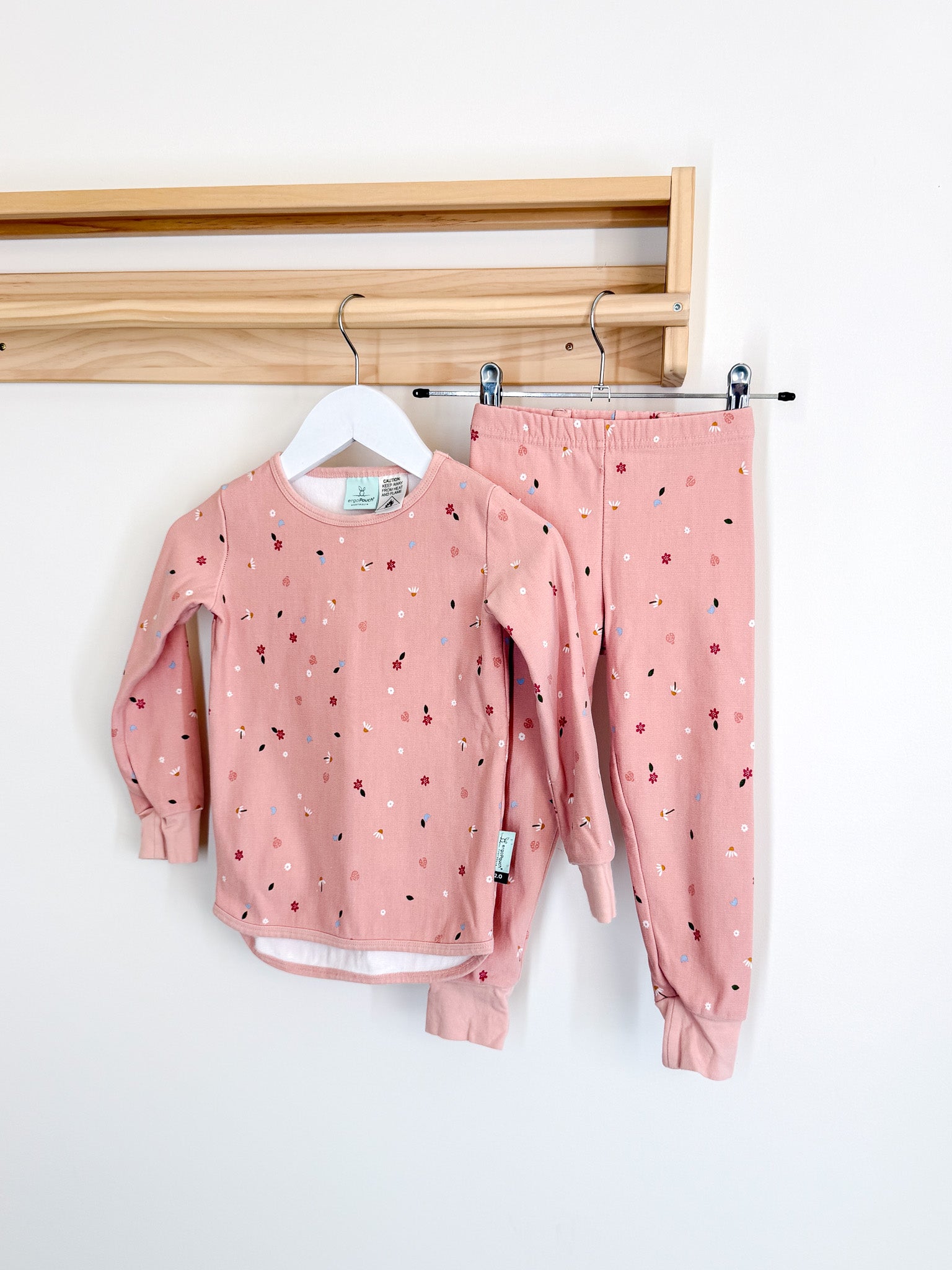 Ergopouch organic long sleeve PJ set 2.0 tog (3y)