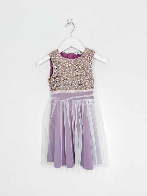 Mac & Ellie sequin tulle dress (3y)
