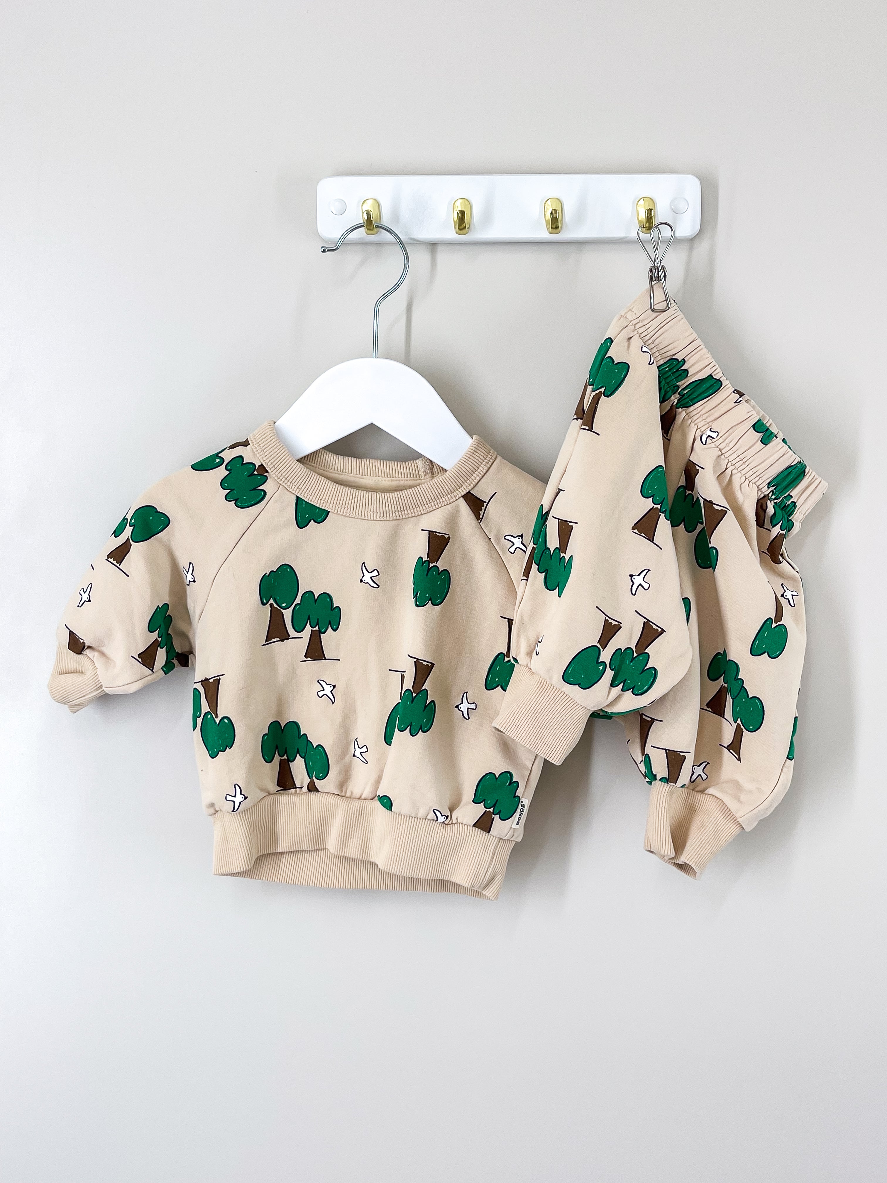Bonds soft threads set - forest (0-3m)