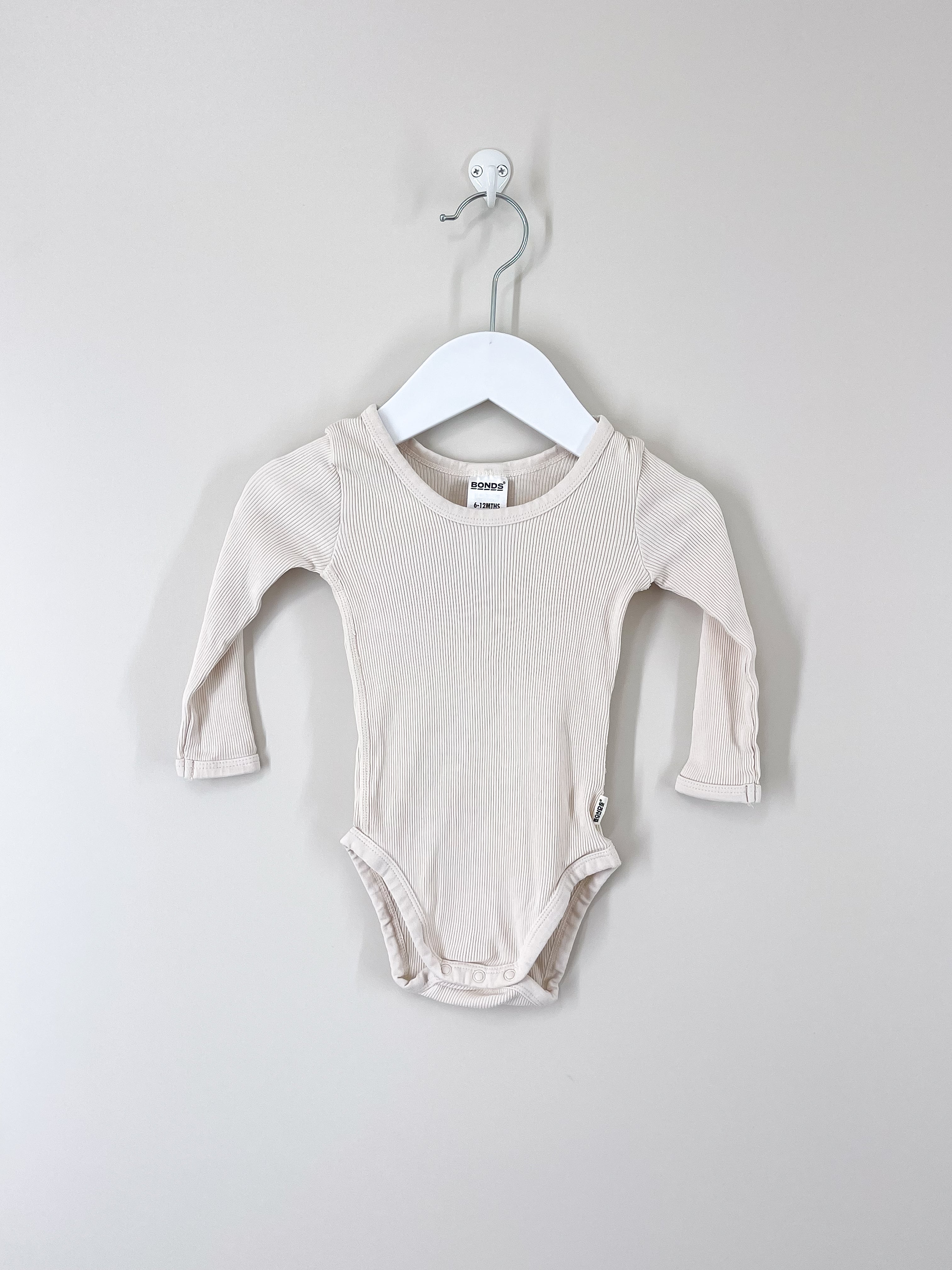 Bonds organics rib bodysuit (6-12m)