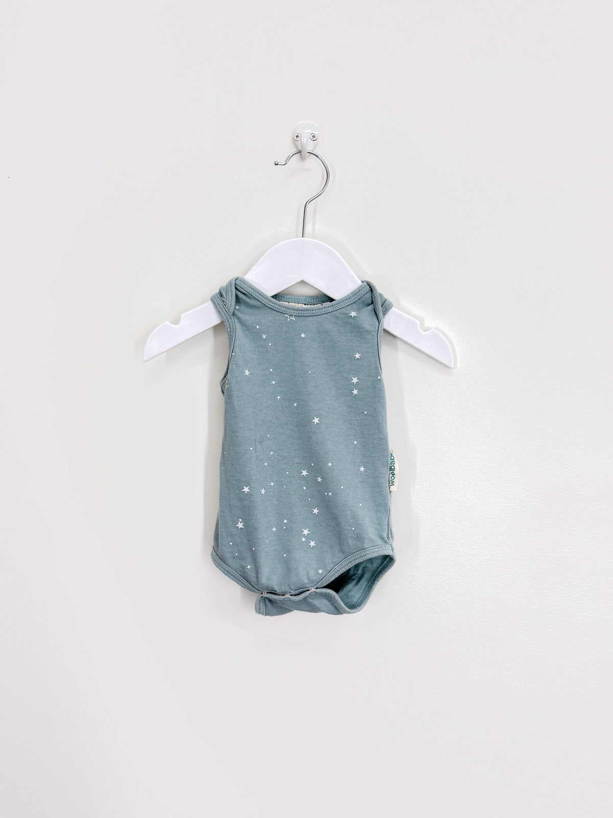 Woolbabe merino cotton singletsuit (0-3m)