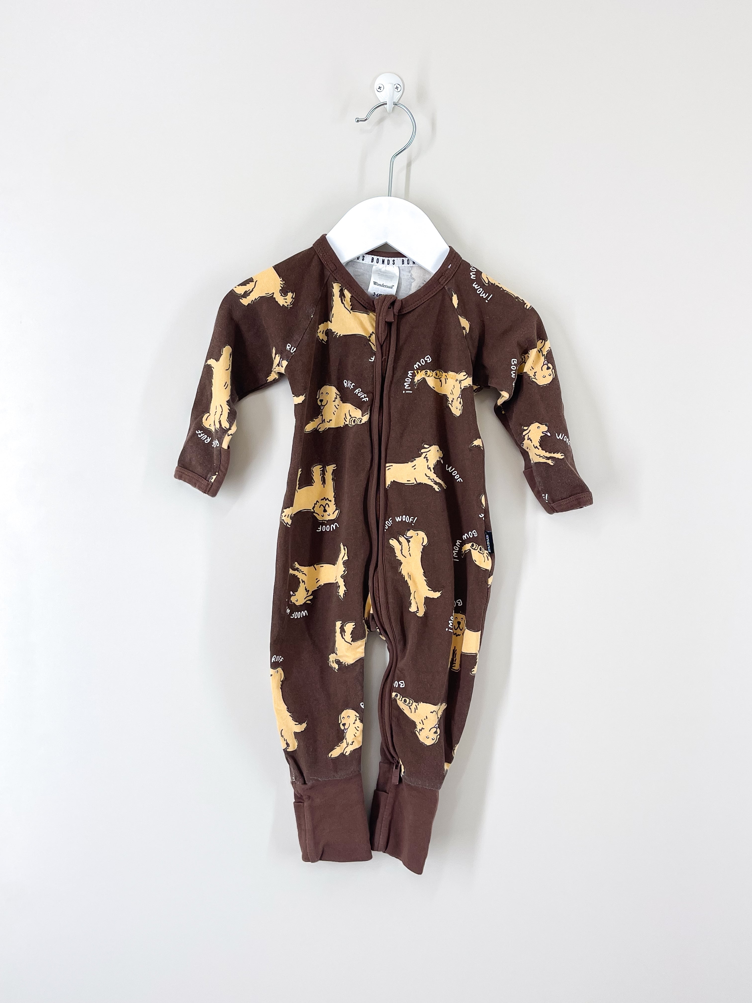 Bonds wondersuit - bow wow (3-6m)