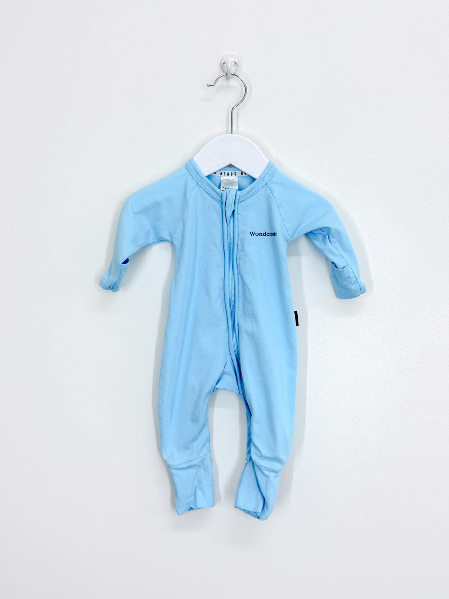 Bonds wondersuit - sky blue (newborn)