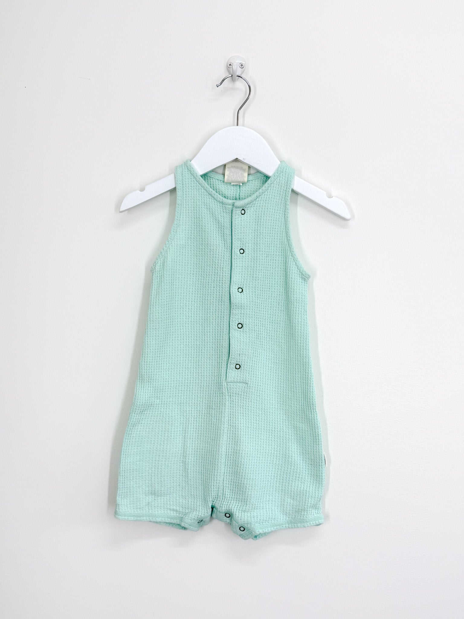 Bonds re-loved waffle romper - mint (12-18m)