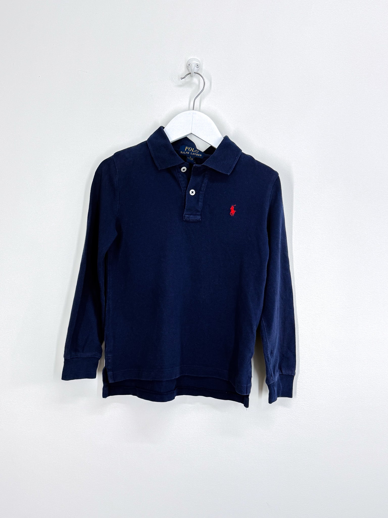 Ralph Lauren long sleeve polo shirt (6y)