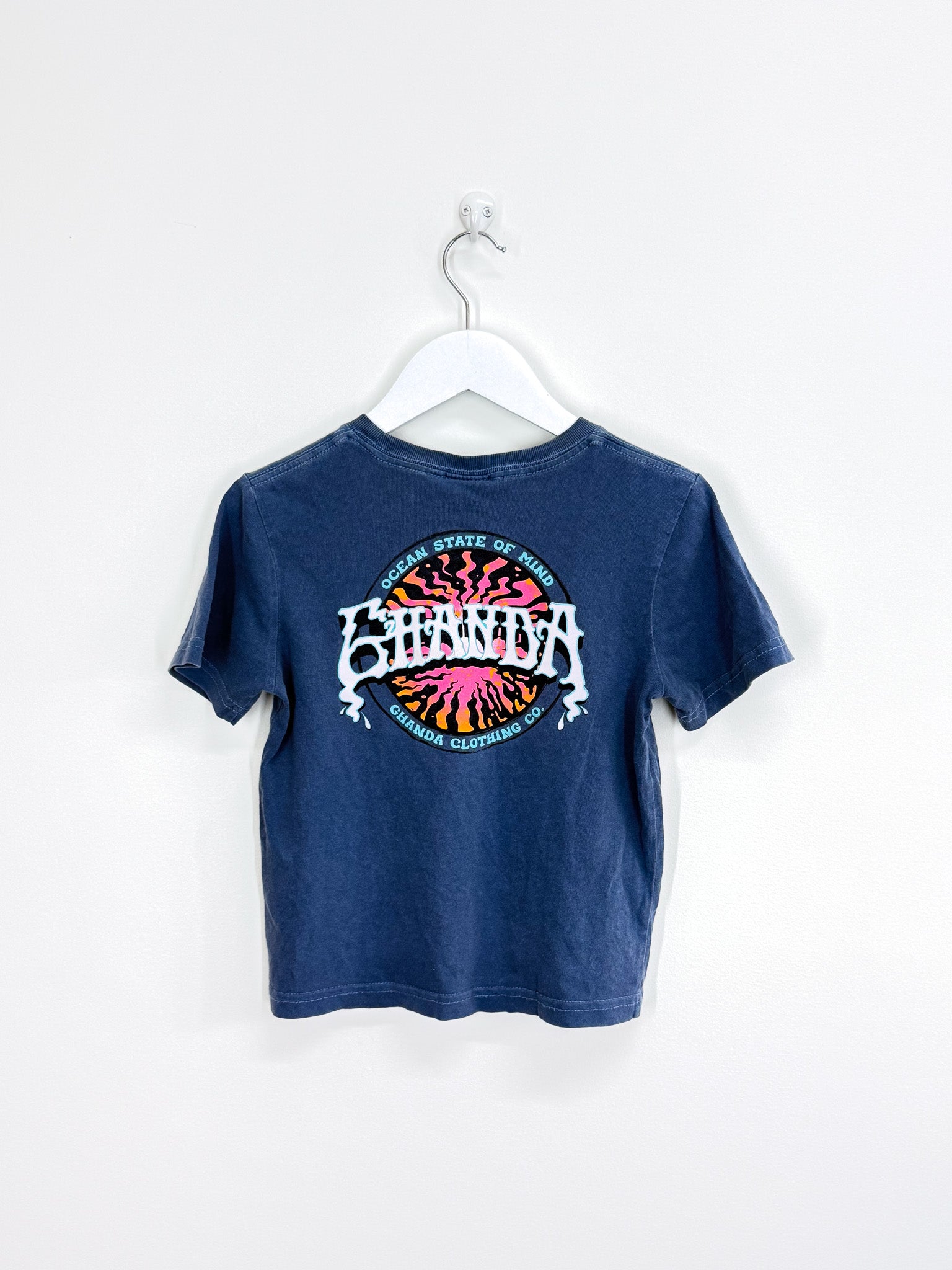 Ghanda vintage wash logo tee (3-4y)