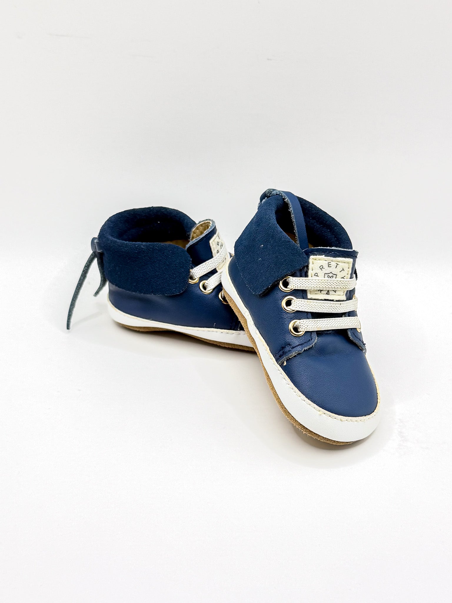 Pretty Brave soft sole hi top shoes (16-17EU)