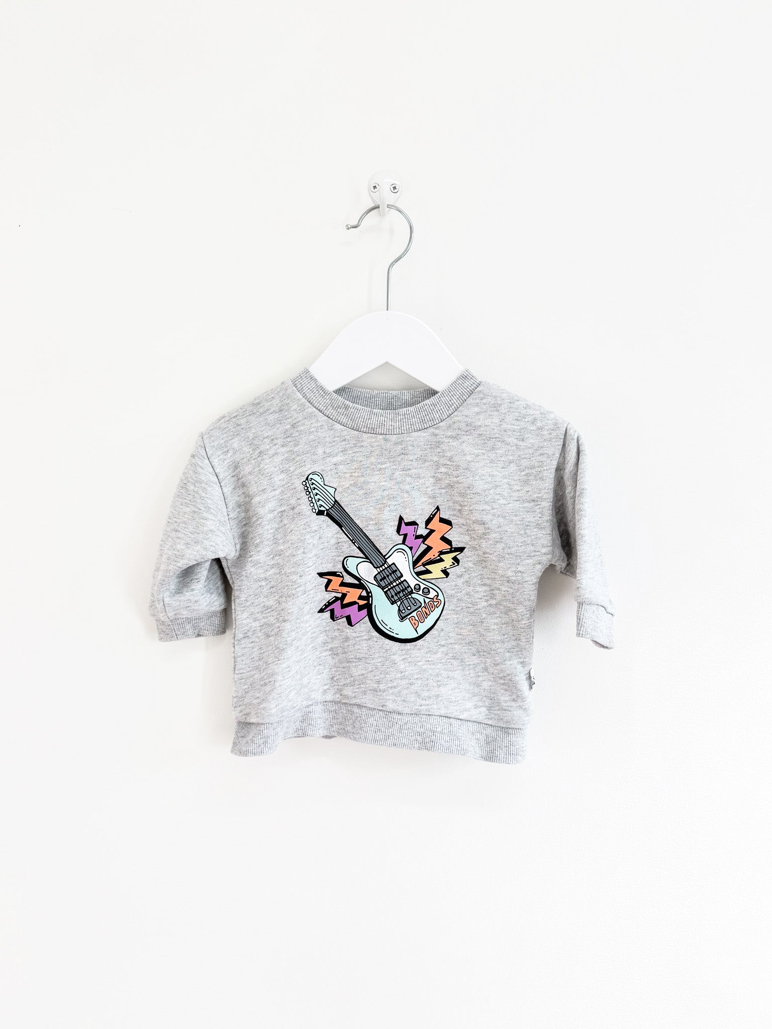 Bonds originals pullover - guitar (0-3m)