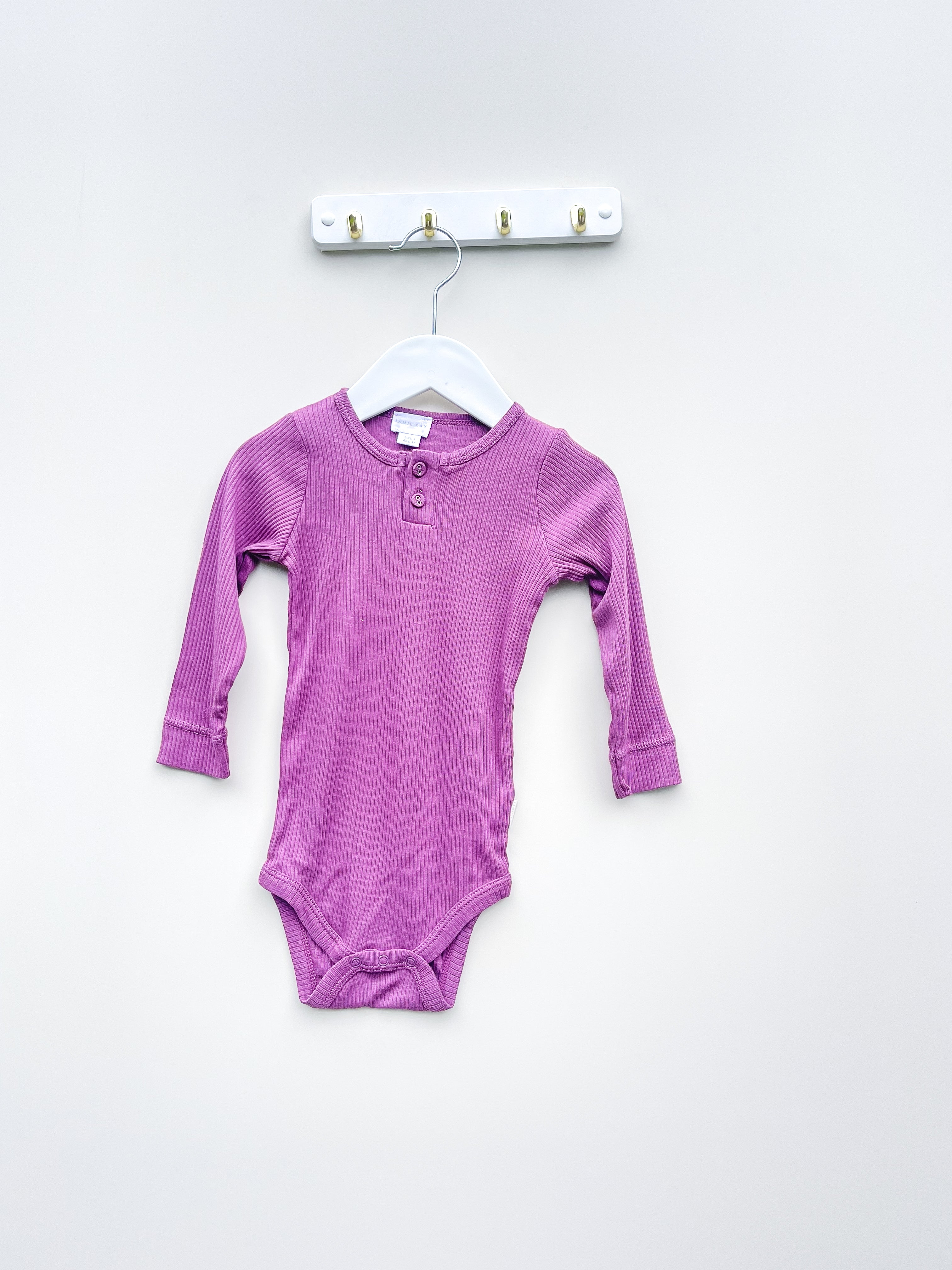 Jamie Kay organic ribbed bodysuit (2y)