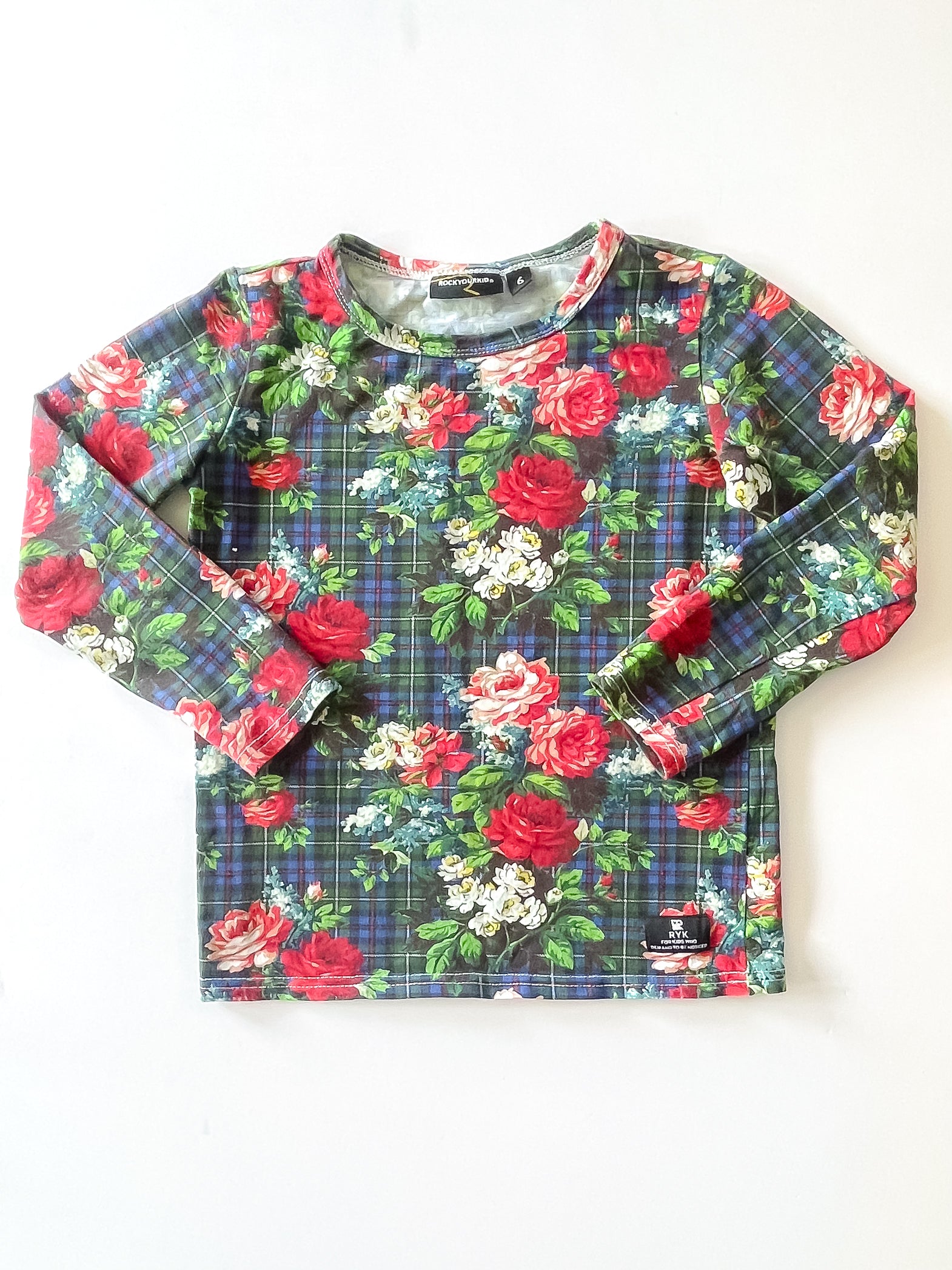 Rock Your Kid wuthering heights tee - floral (6y)