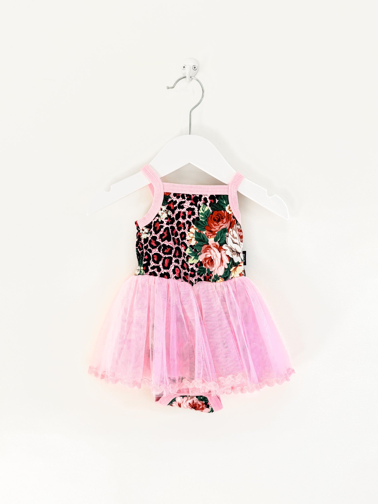 Rock Your Baby leopard circus dress (3-6m)