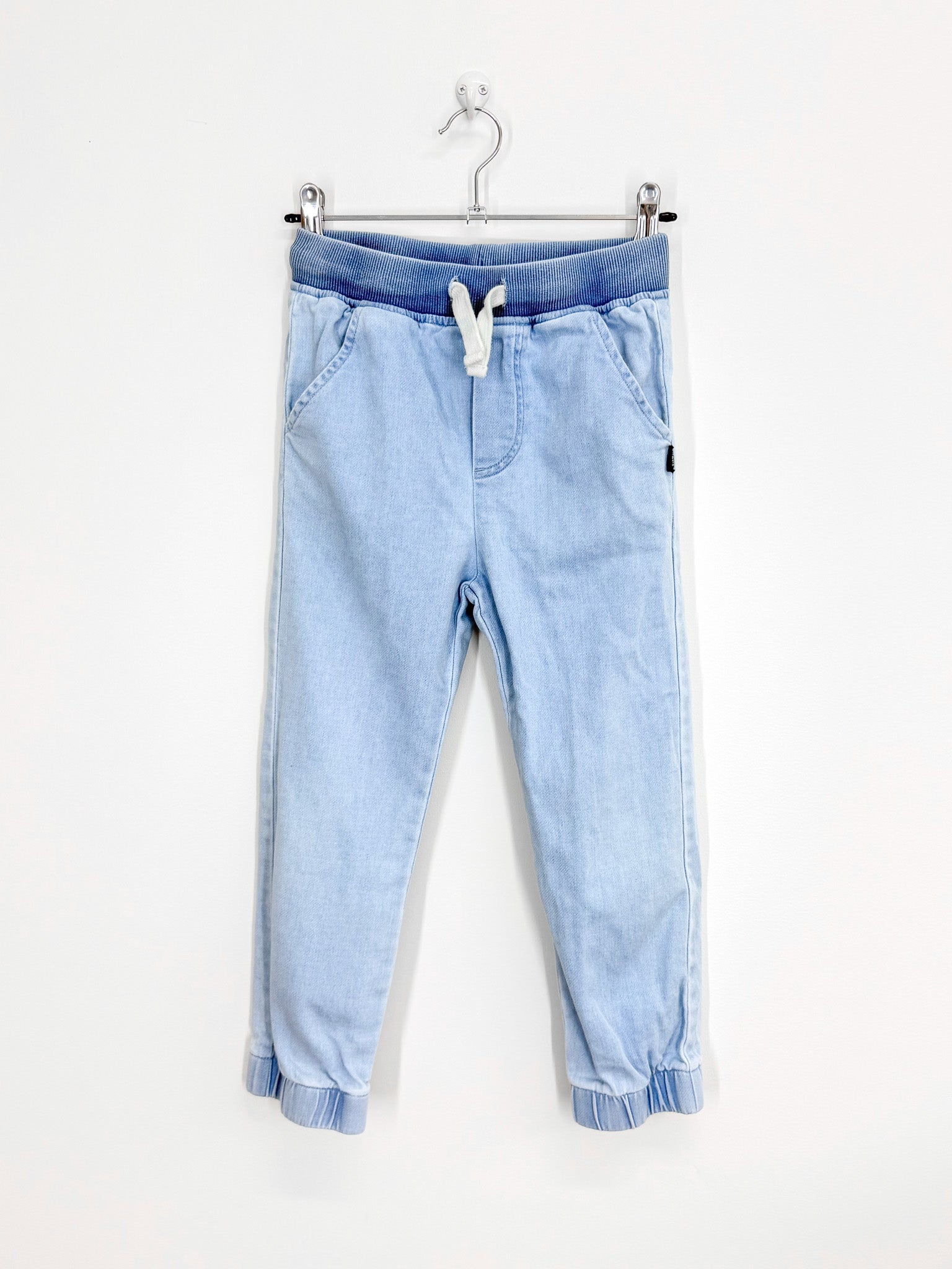 Bonds chambray denim pull up joggers (7y)