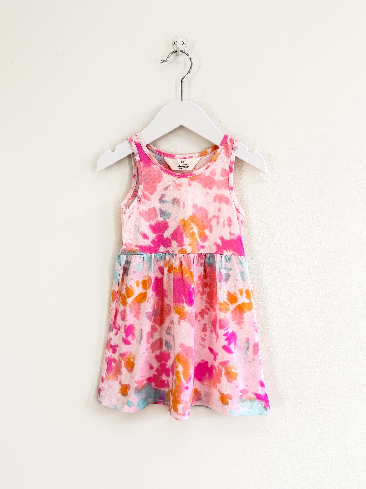 H&M tie dye summer dress (18-24m)
