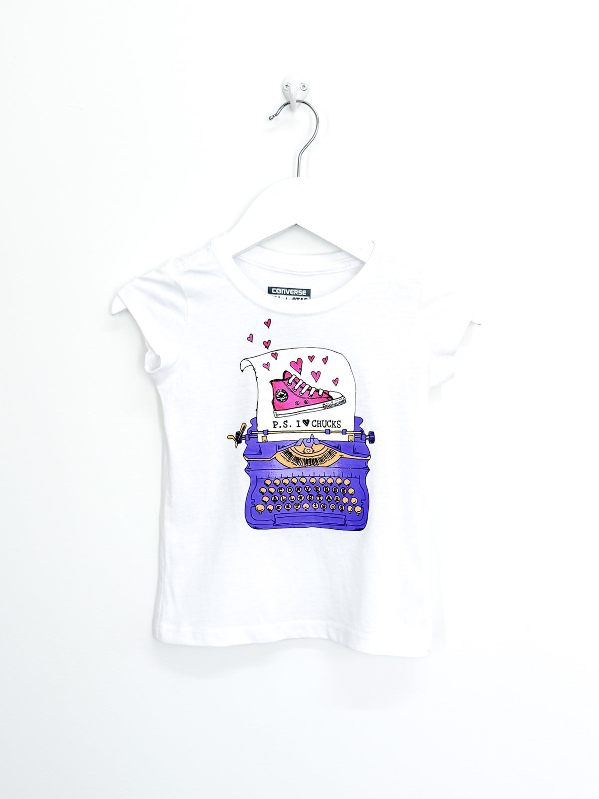 Converse typewriter tee (2-3y)