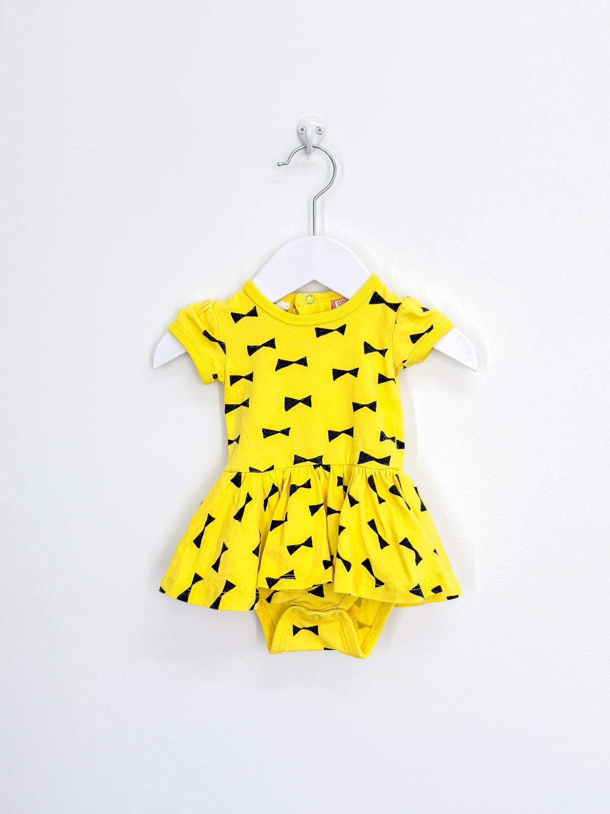 Rock Your Baby bows bodysuit dress (0-3m)