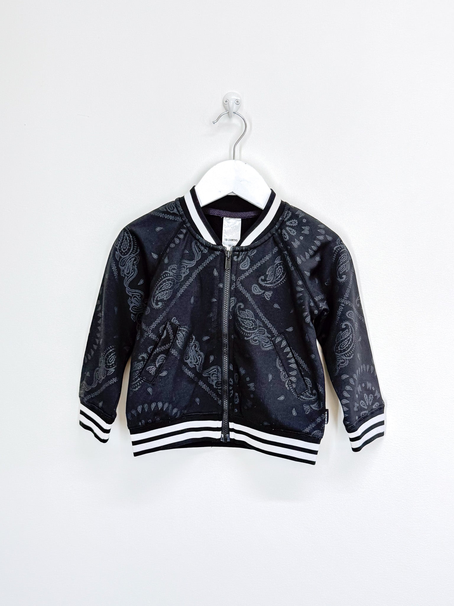 Bonds paisley varsity bomber jacket (18-24m)