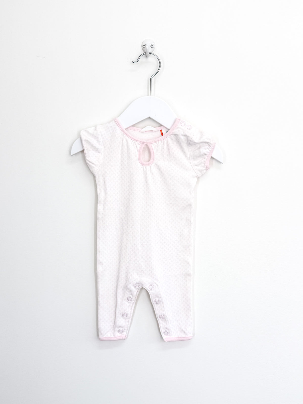 Country Road pink floral onesie (0-3m)
